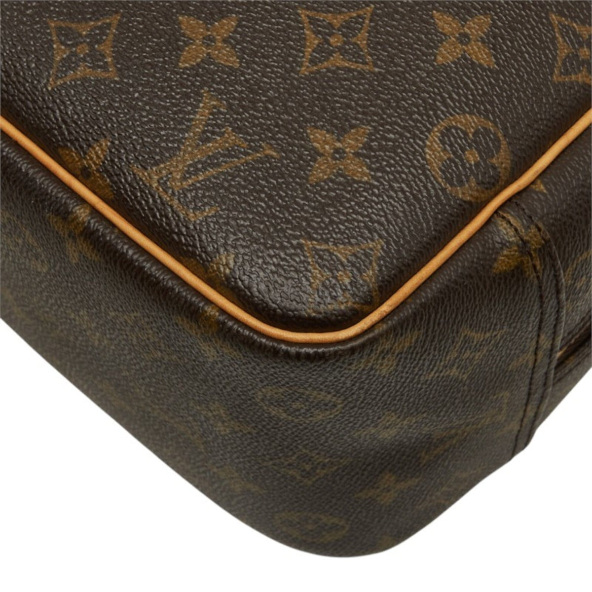 Louis Vuitton Brown Pvc Leather Handbag (Pre-Owned)