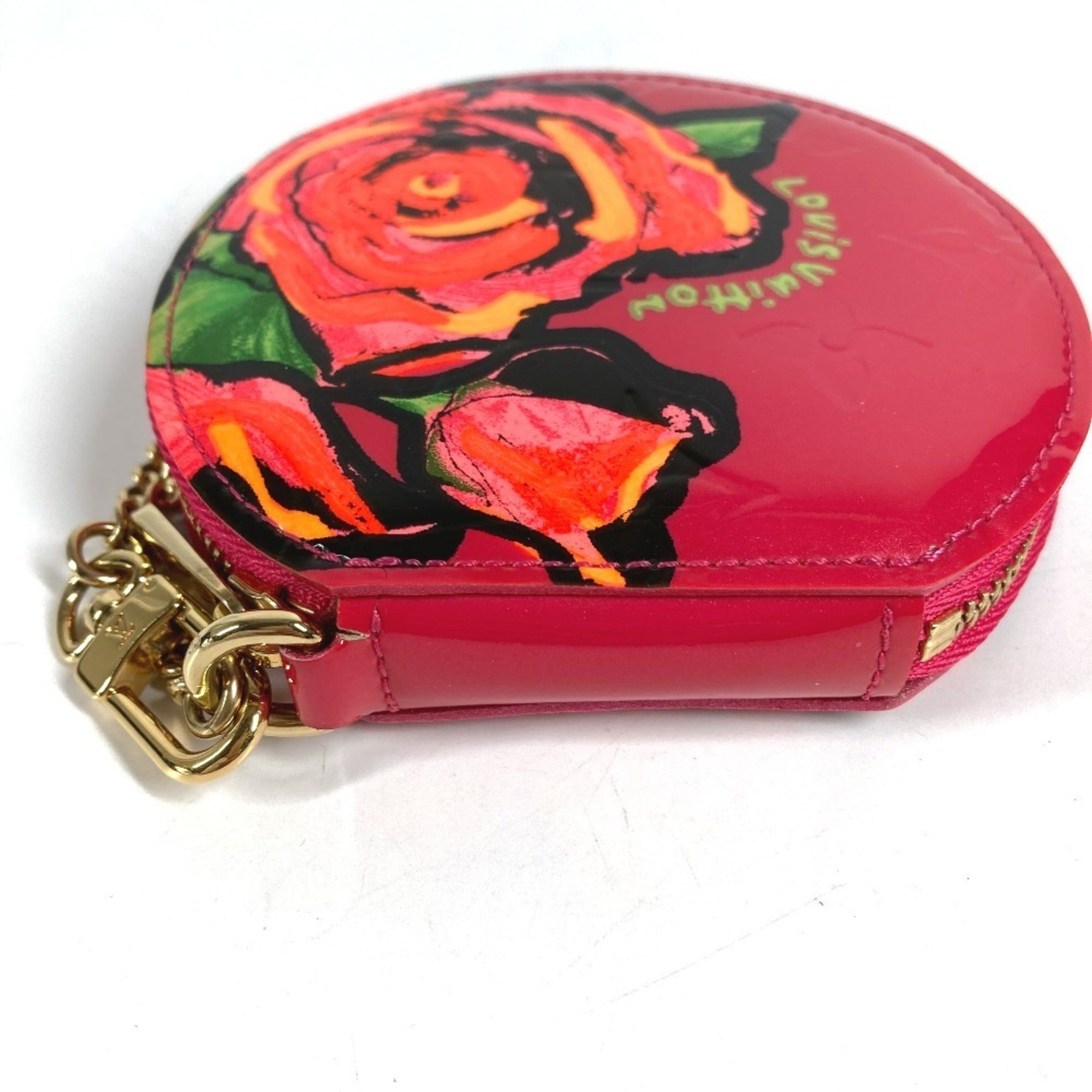 Louis Vuitton Monogram Vernis Pink Monogram Vernis Coin Purse/Coin Case (Pre-Owned)