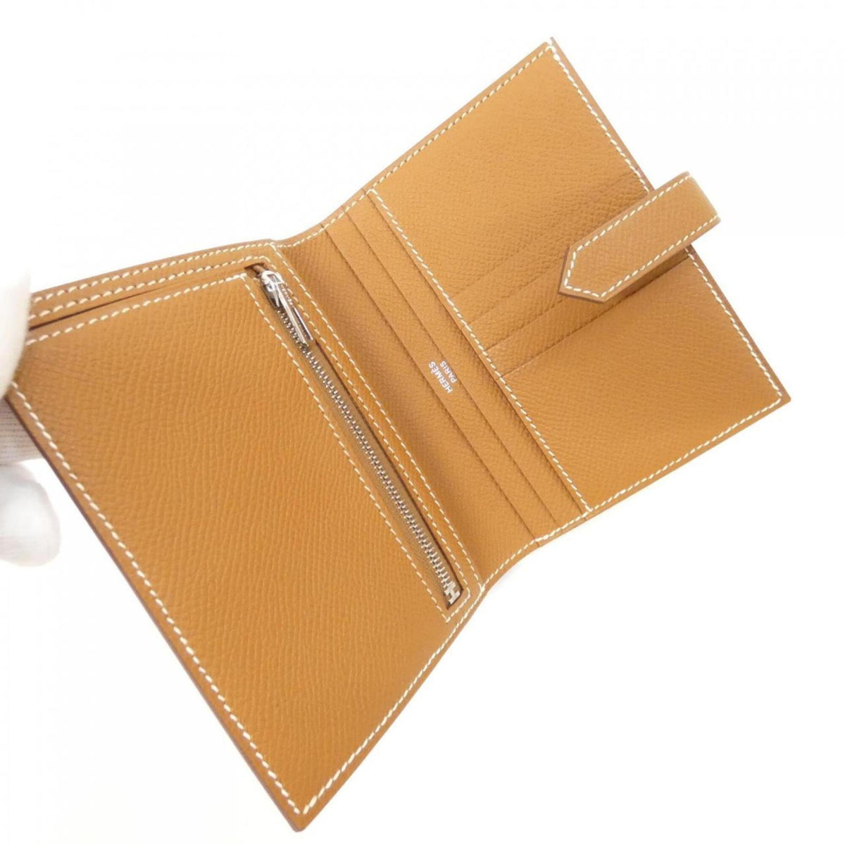 Hermes Brown Epsom Leather Wallet (Bi-Fold) (Pre-Owned)