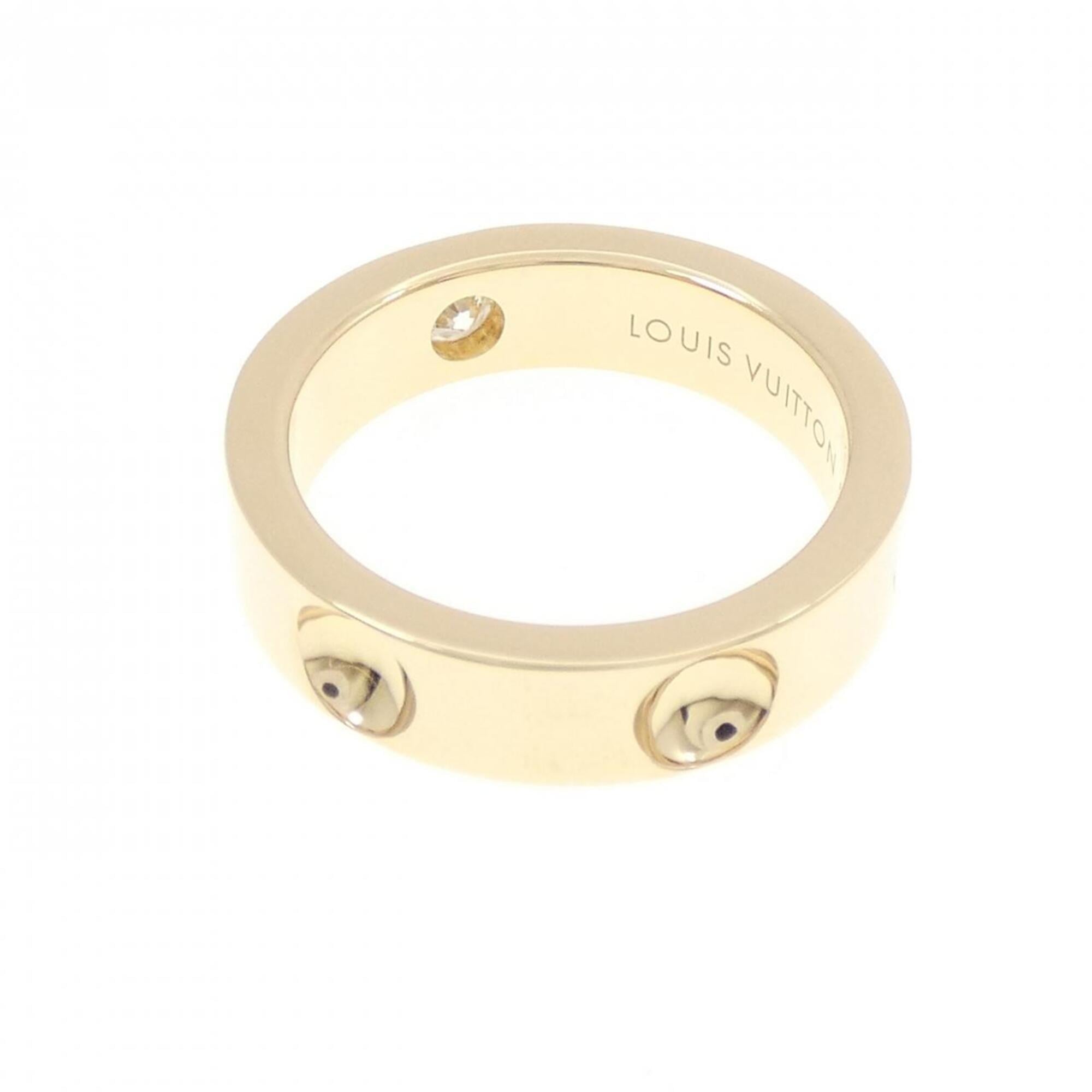 Louis Vuitton Yellow Gold (18K) Band Ring (Pre-Owned)