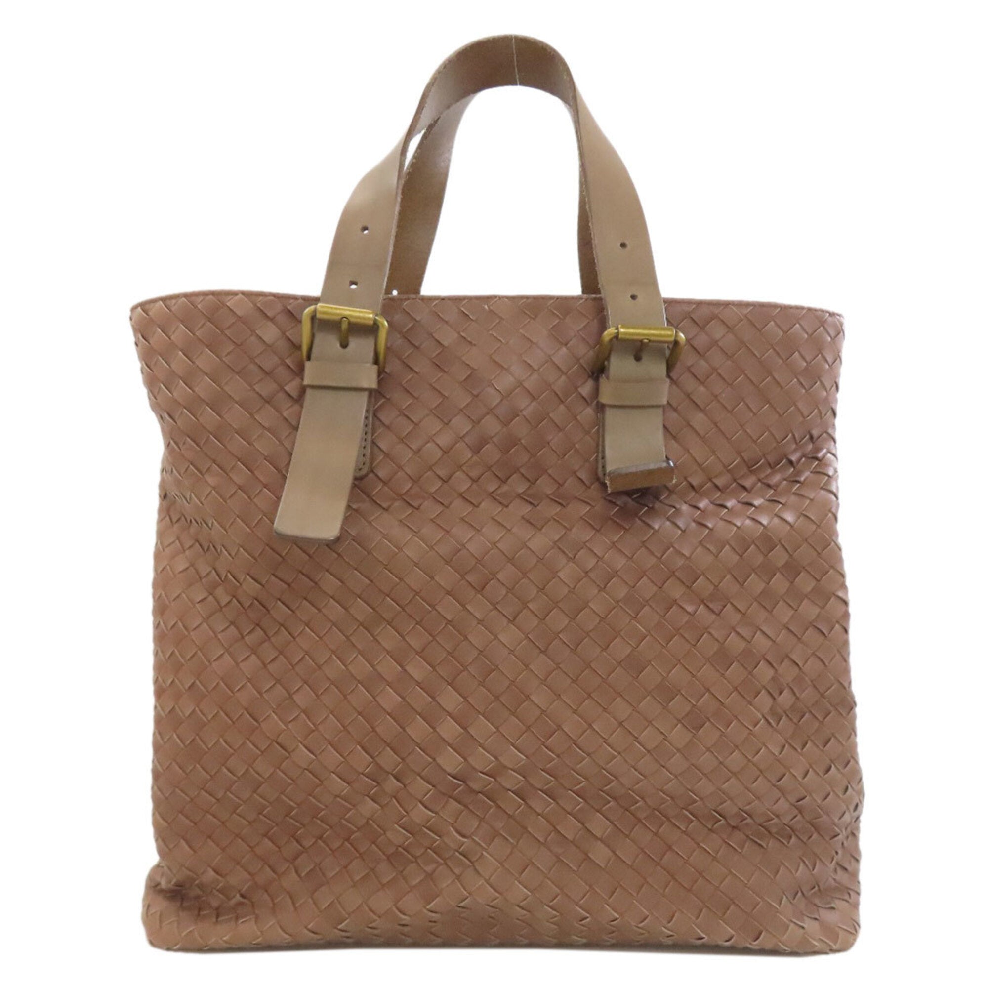 Bottega Veneta Brown Leather Handbag (Pre-Owned)