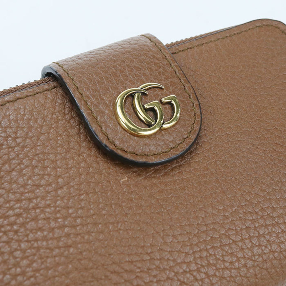 Gucci Brown Leather Wallet (Bi-Fold) (Pre-Owned)