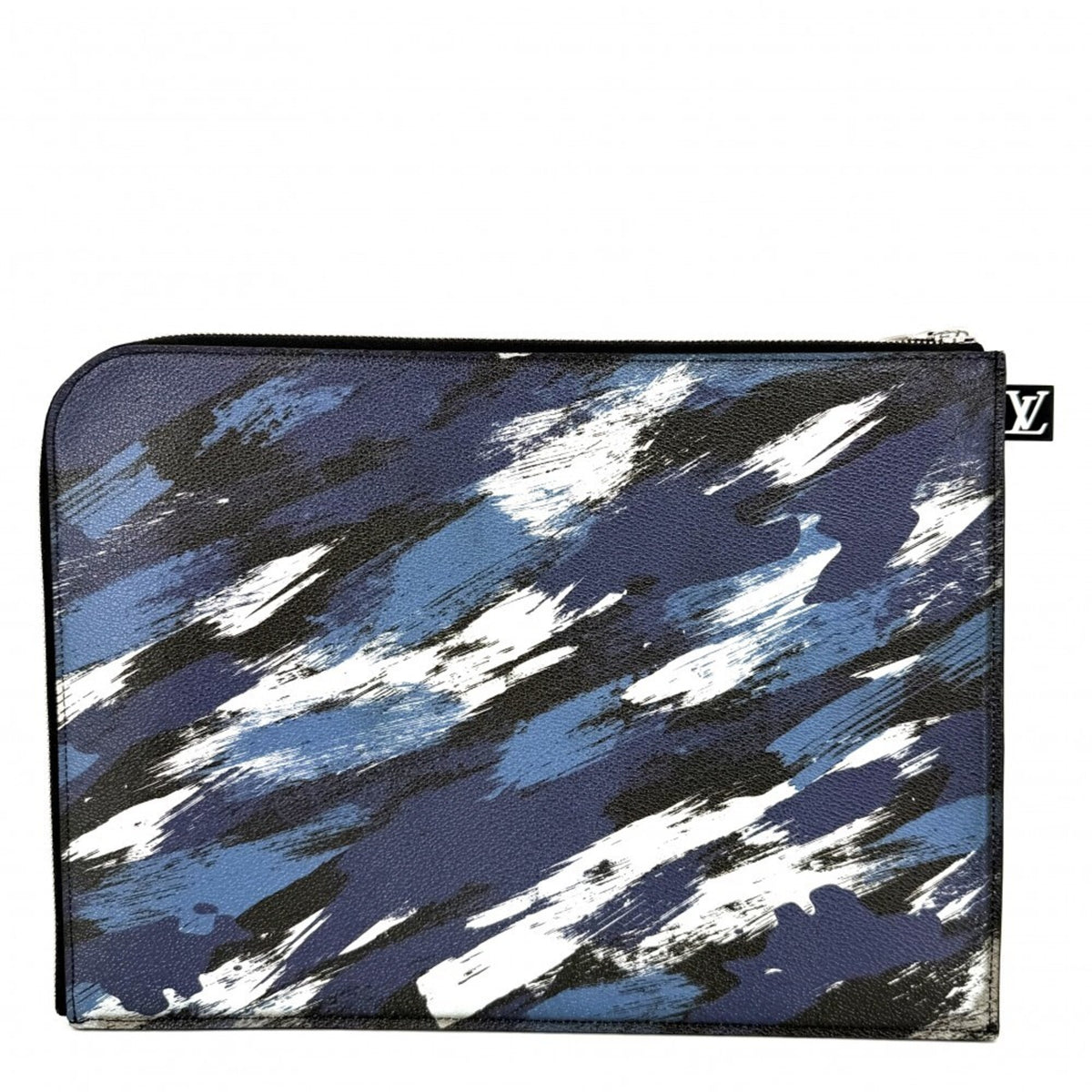 Louis Vuitton Black Navy Clutch Bag Document Case Pochette (Pre-Owned)