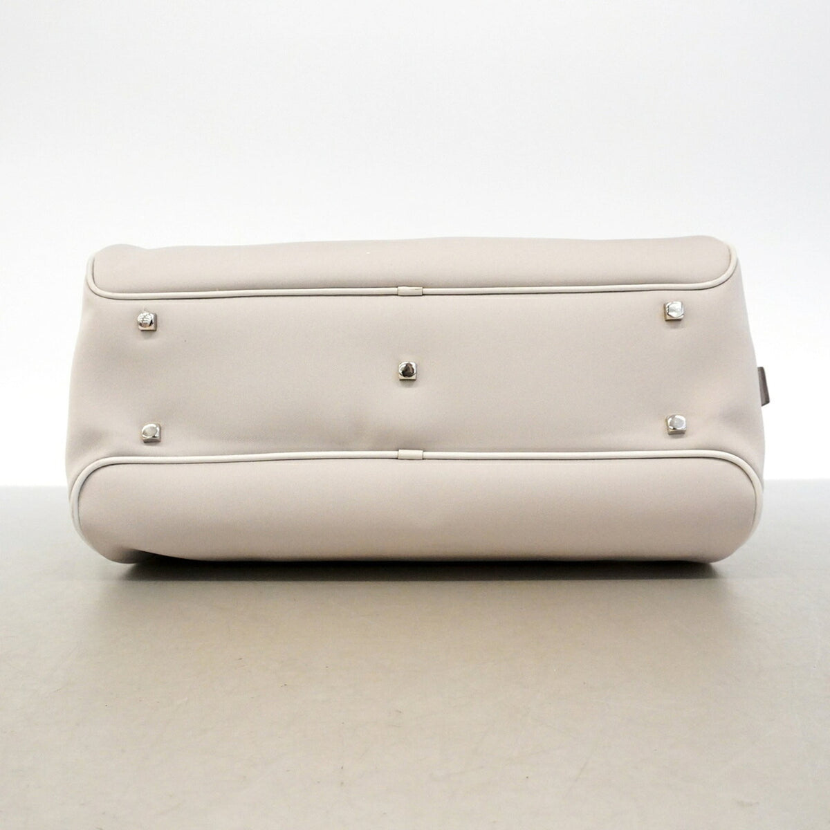 Salvatore Ferragamo Gray Nylon Handbag (Pre-Owned)