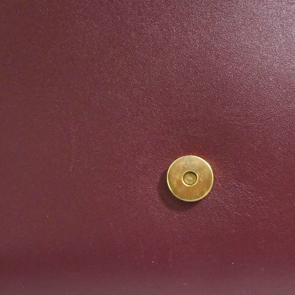 Cartier Burgundy Leather Clutch Bag (Pre-Owned)