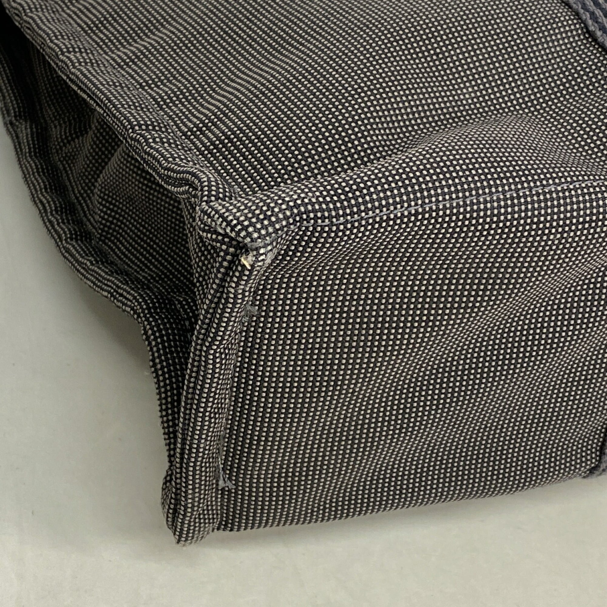 Hermes Gray Nylon Tote Bag (Pre-Owned)