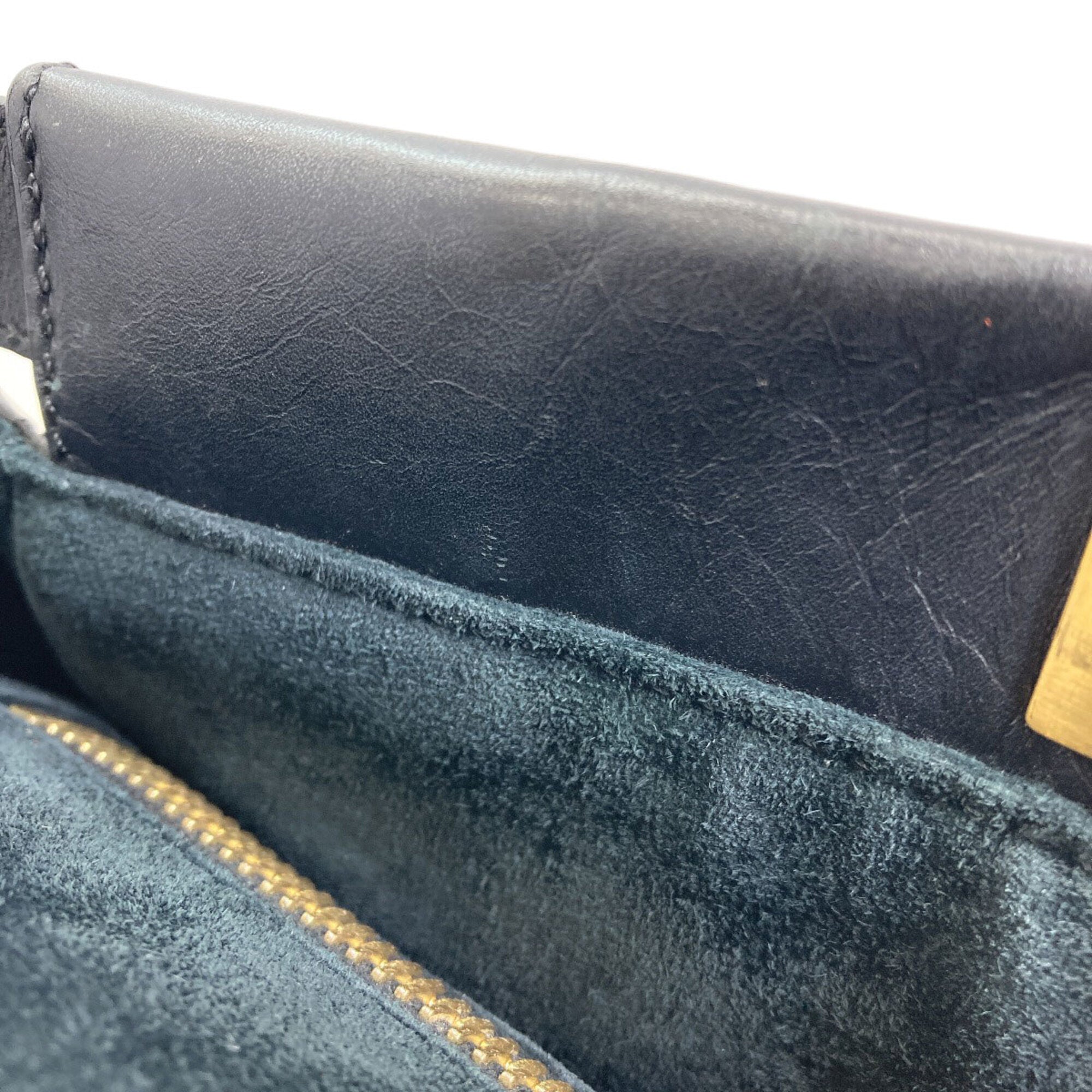 Fendi Peekaboo Black Leather Handbag (Pre-Owned)