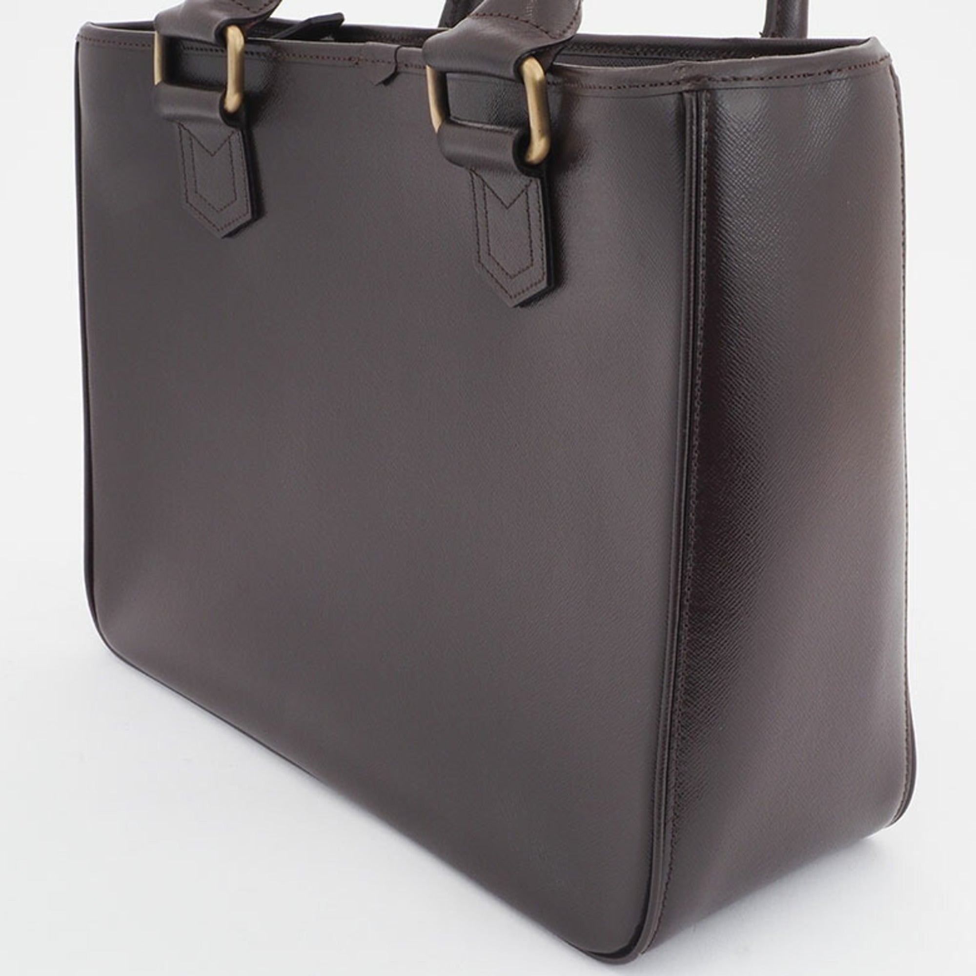 Burberry Brown Leather Handbag (Pre-Owned)