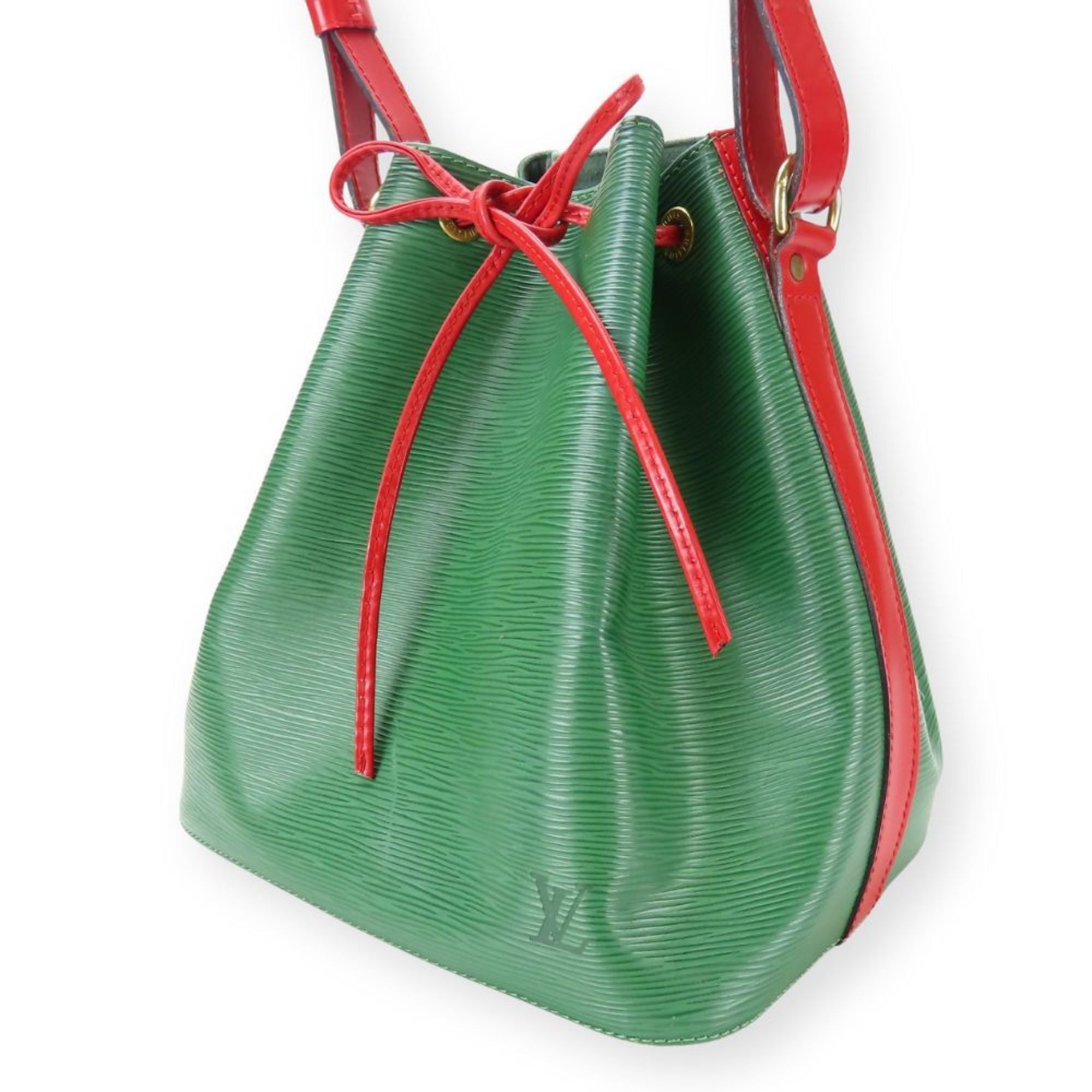 Louis Vuitton Epi Green Red Color Epi Leather Shoulder Bag (Pre-Owned)