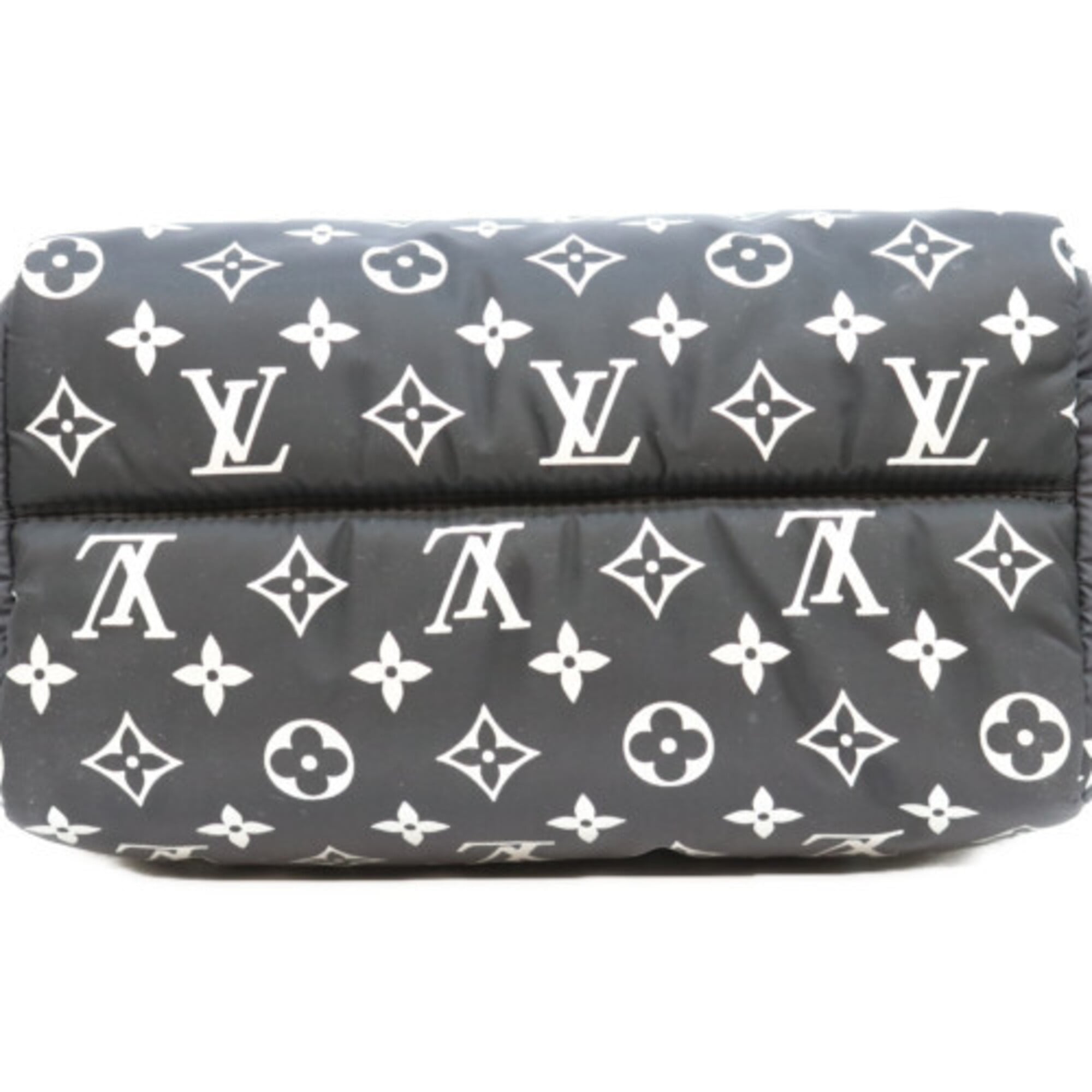 Louis Vuitton Silver Nylon Shoulder Bag (Pre-Owned)