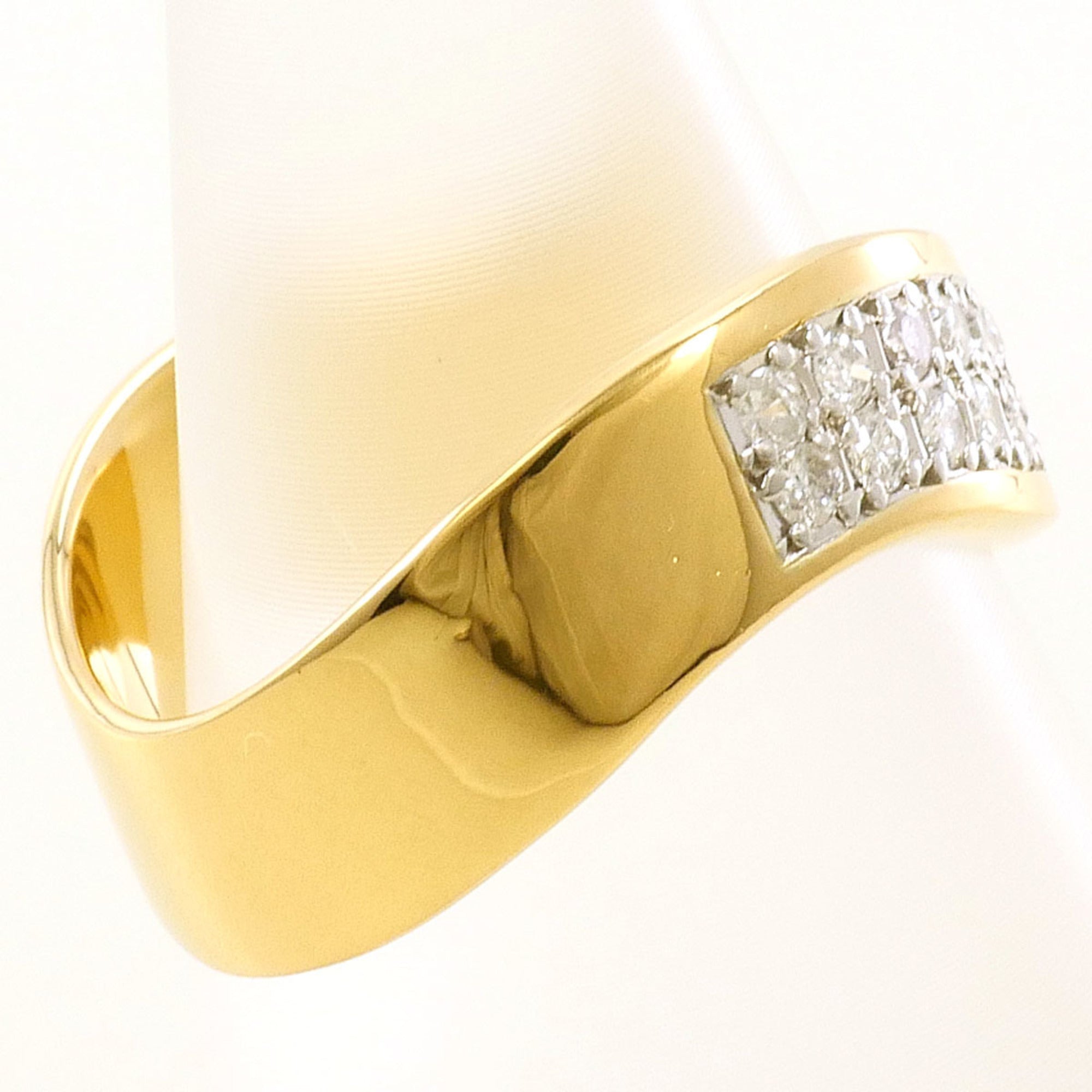 Unbranded Platinum Yellow Gold Yellow Gold (18K) Platinum Band Ring (Pre-Owned)