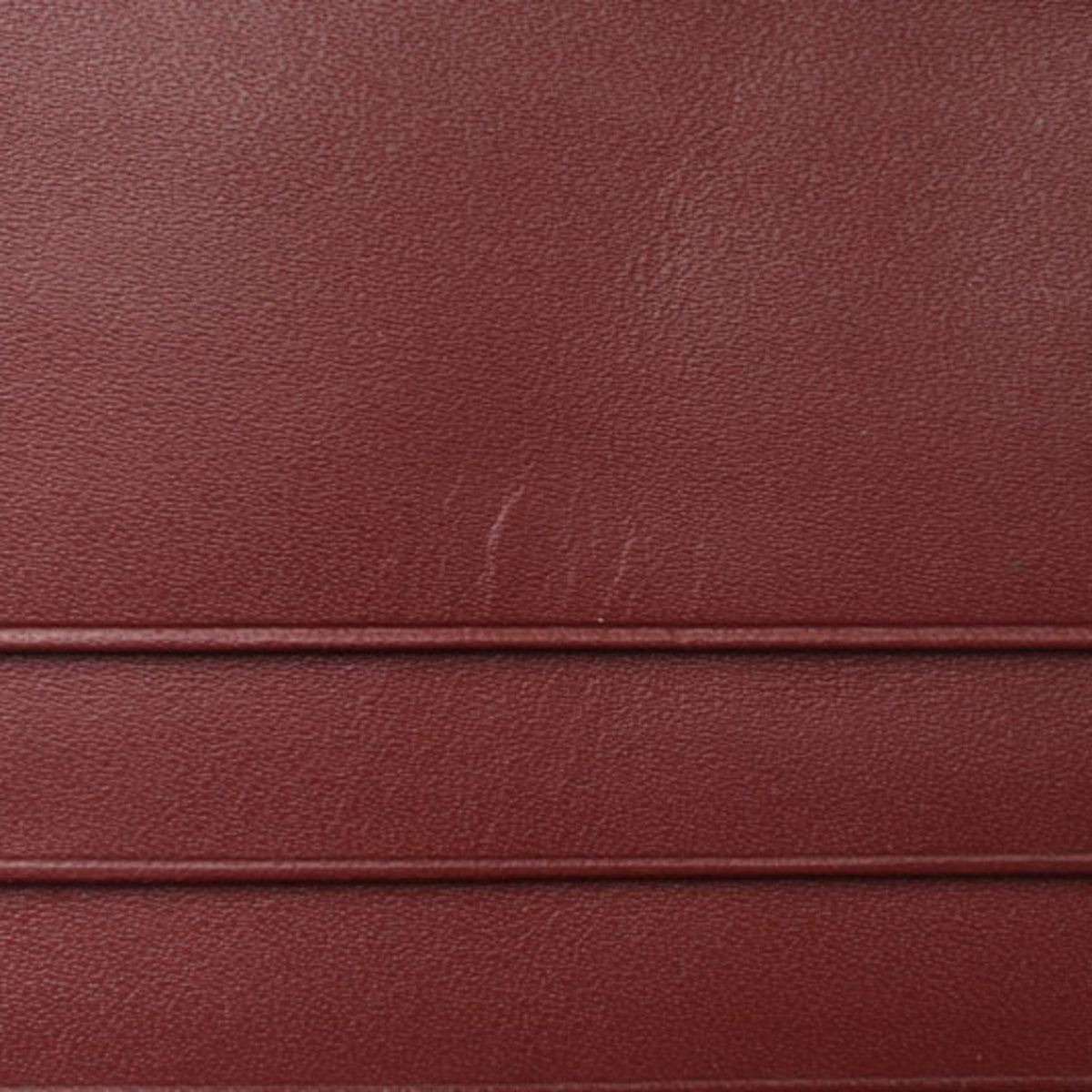Cartier Bordeaux Leather Wallet (Bi-Fold) (Pre-Owned)