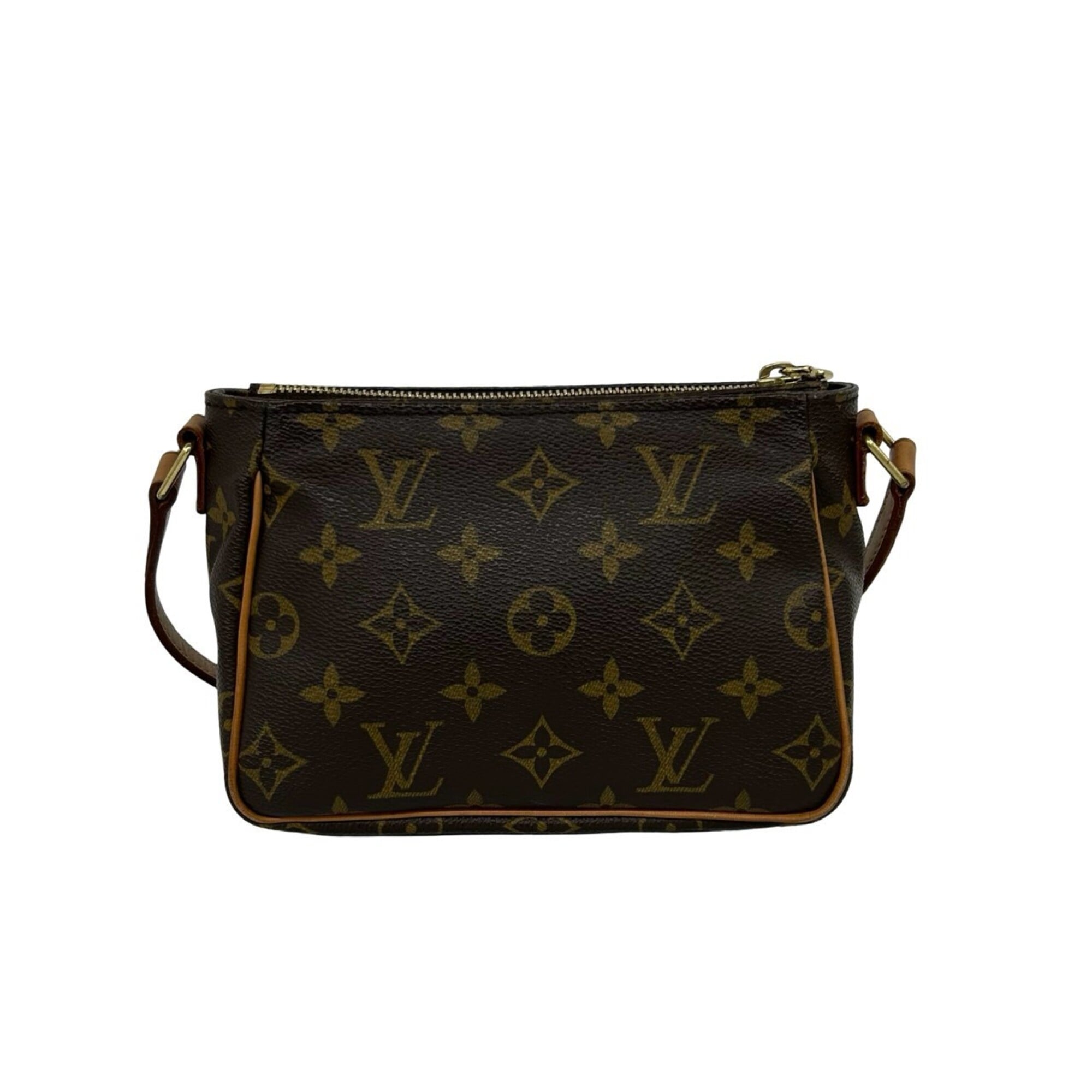Louis Vuitton Brown Leather Pvc Pochette Shoulder Bag (Pre-Owned)