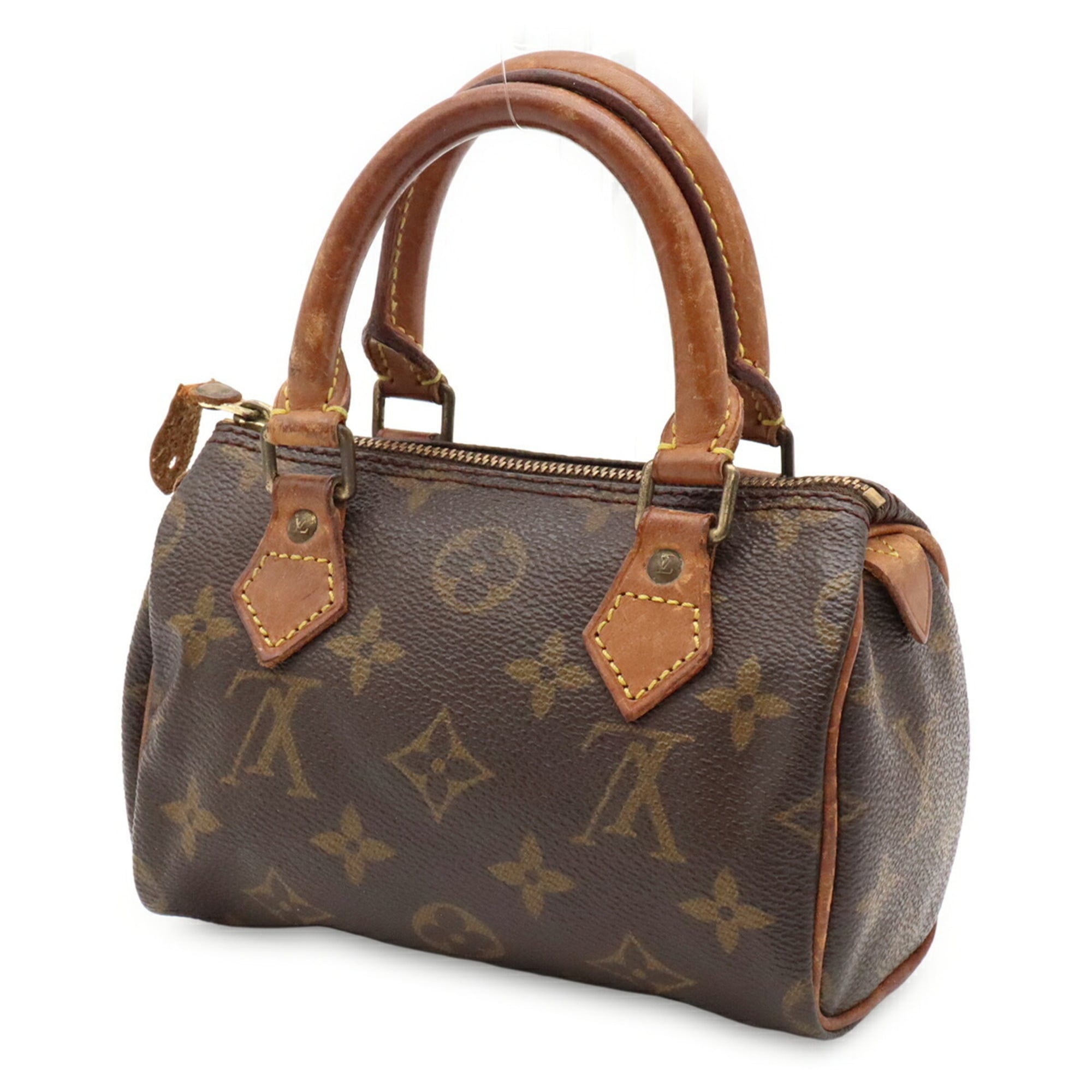 Louis Vuitton Brown Monogram Mini Handbag Pouch (Pre-Owned)