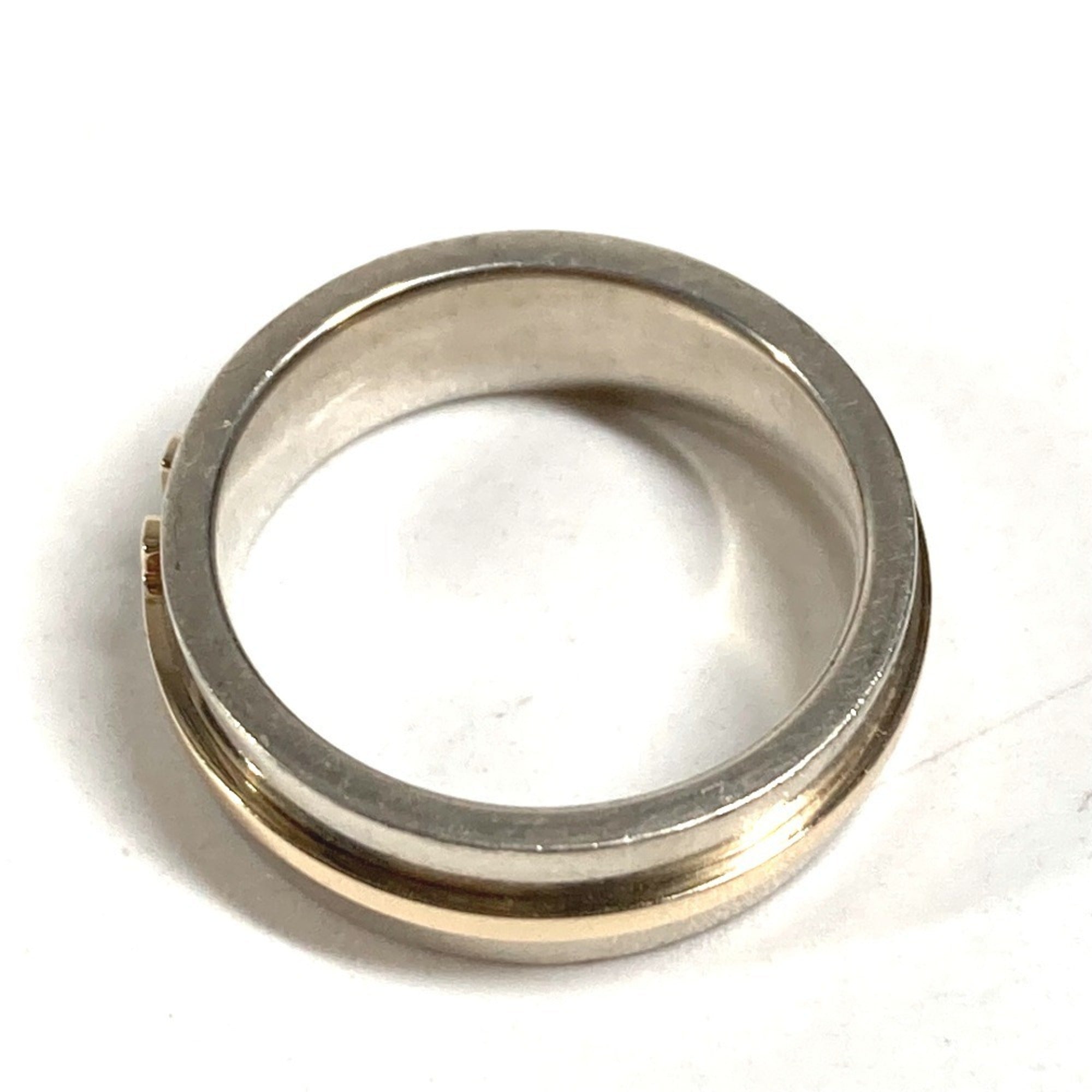 Tiffany Gold (18K) Silver 925 Band Ring (Pre-Owned)