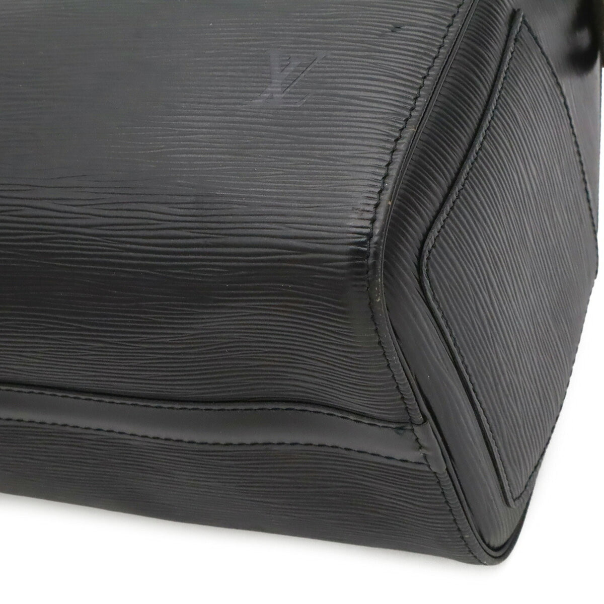 Louis Vuitton Noir Epi Leather Boston Bag Handbag (Pre-Owned)