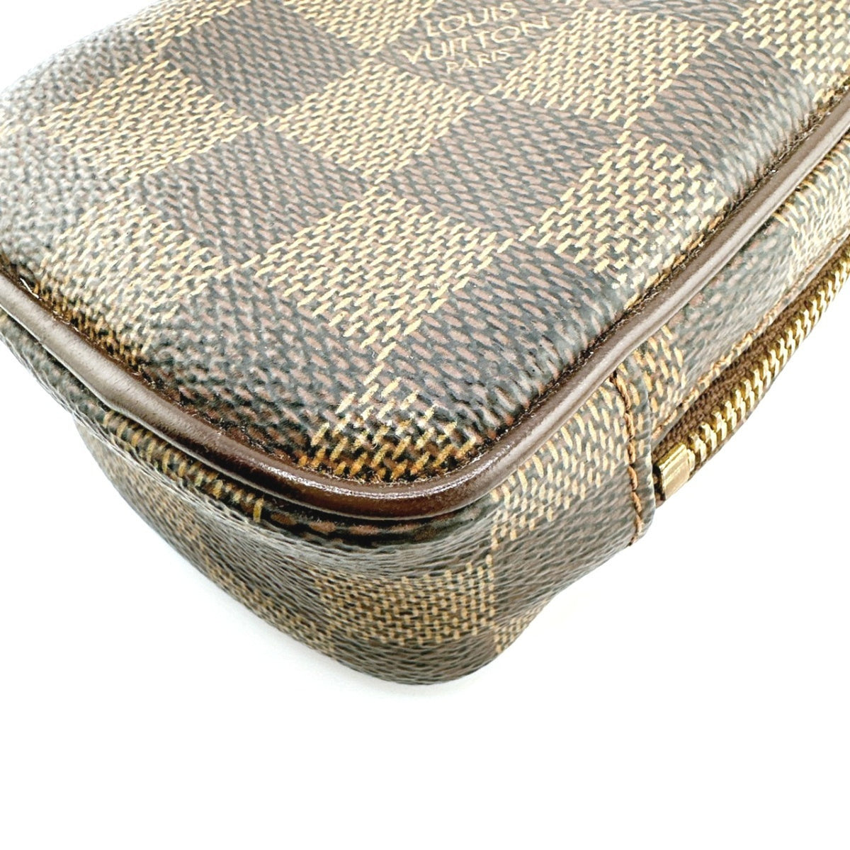 Louis Vuitton Brown Damier Canvas Pouch (Pre-Owned)