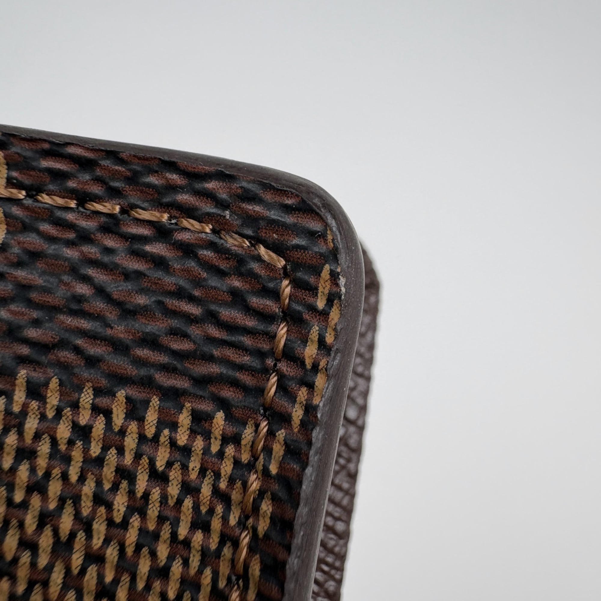 Louis Vuitton Brown Damier Canvas Long Wallet (Bi-Fold) (Pre-Owned)