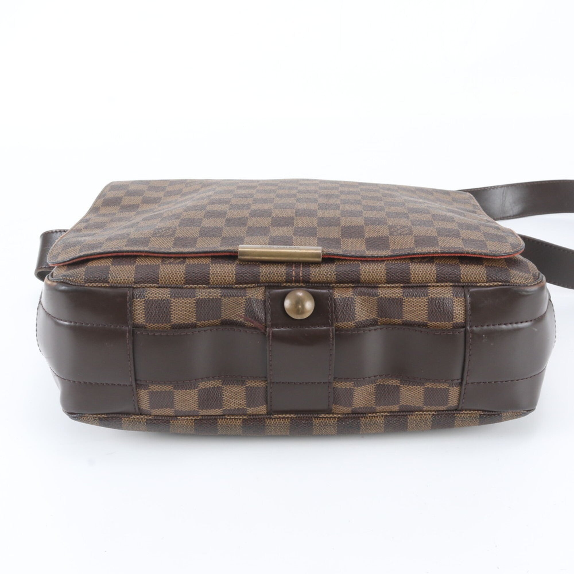 Louis Vuitton Damier Ebene Leather Coated Canvas Shoulder Bag (Pre-Owned)
