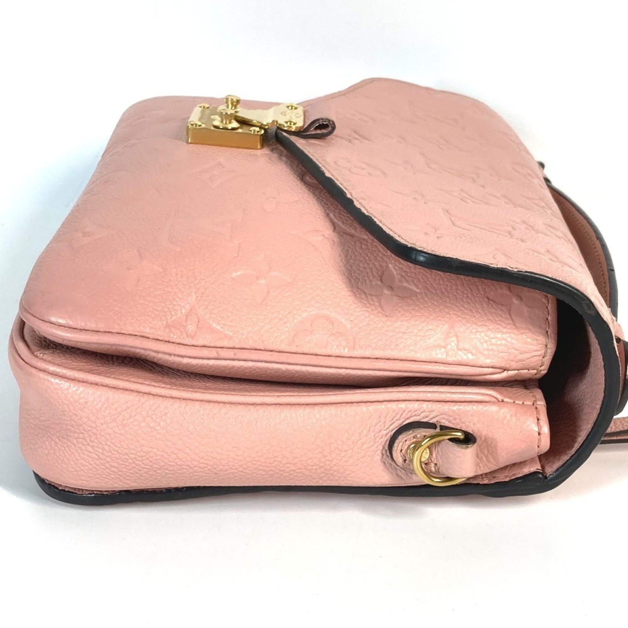 Louis Vuitton Pink Rose Poudre Monogram Empreinte Handbag Shoulder Bag (Pre-Owned)