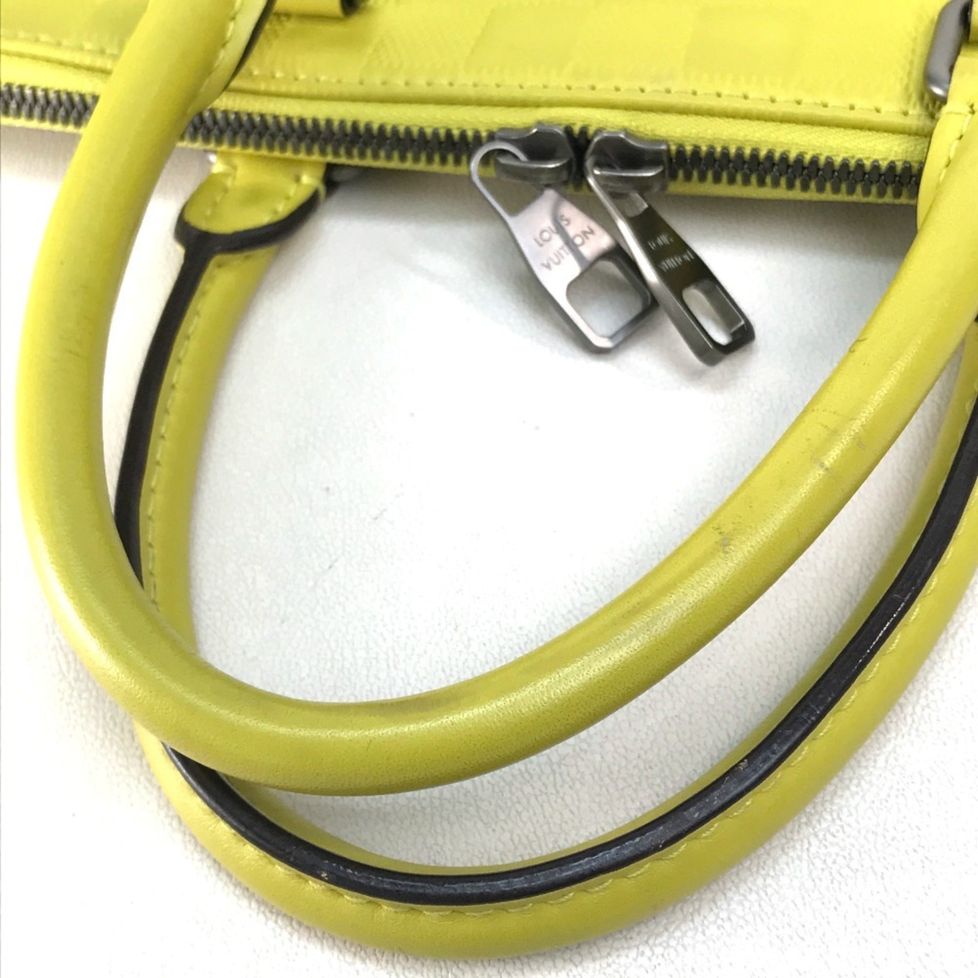 Louis Vuitton Damier Infini Vert Yellow Damier Infini Handbag Shoulder Bag (Pre-Owned)