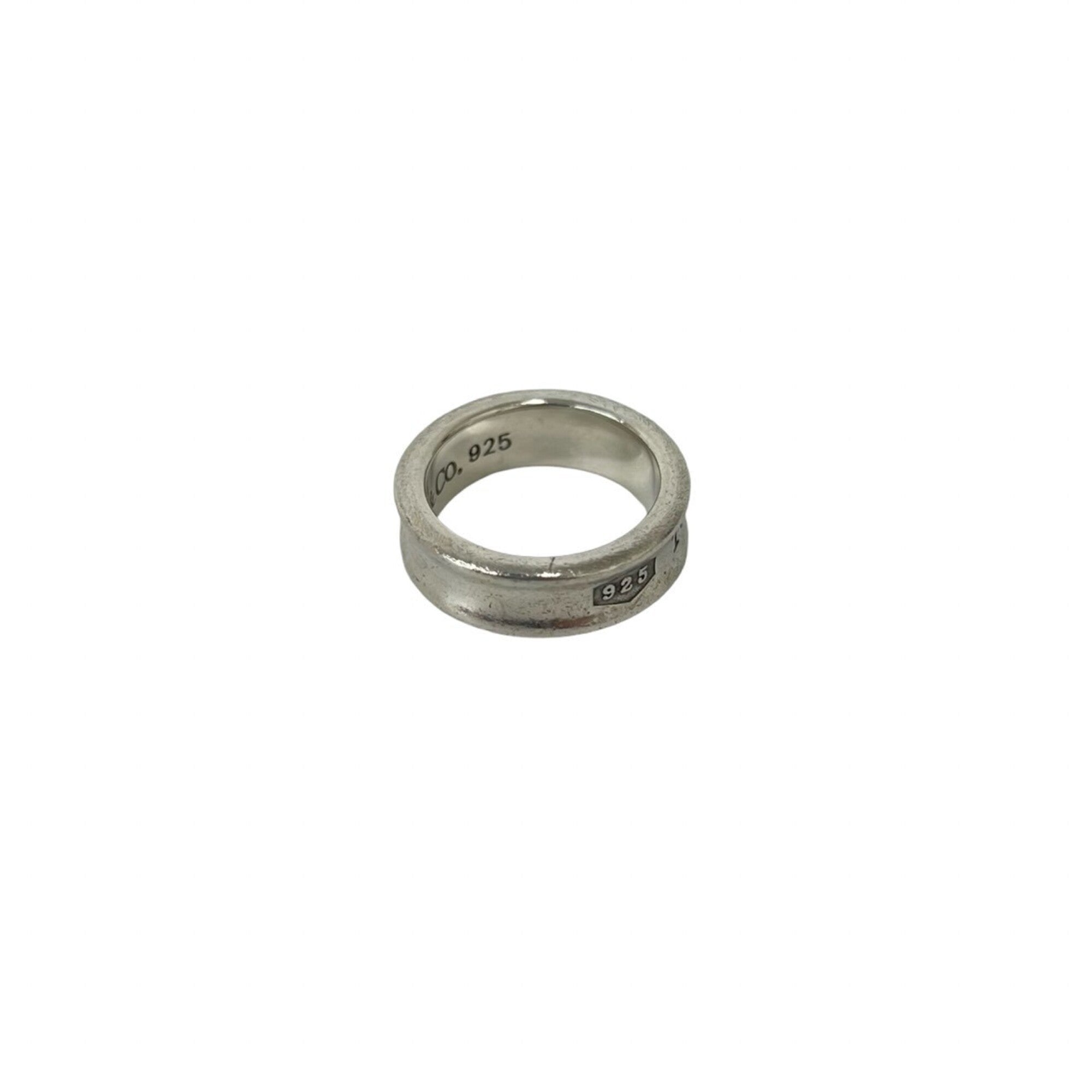Tiffany Silver Silver 925 Band Ring (Pre-Owned)
