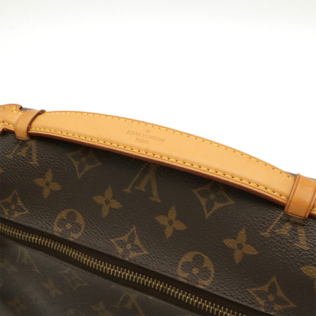 Louis Vuitton Brown Galle Monogram Monogram Clutch Bag Handbag Pochette Shoulder Bag (Pre-Owned)
