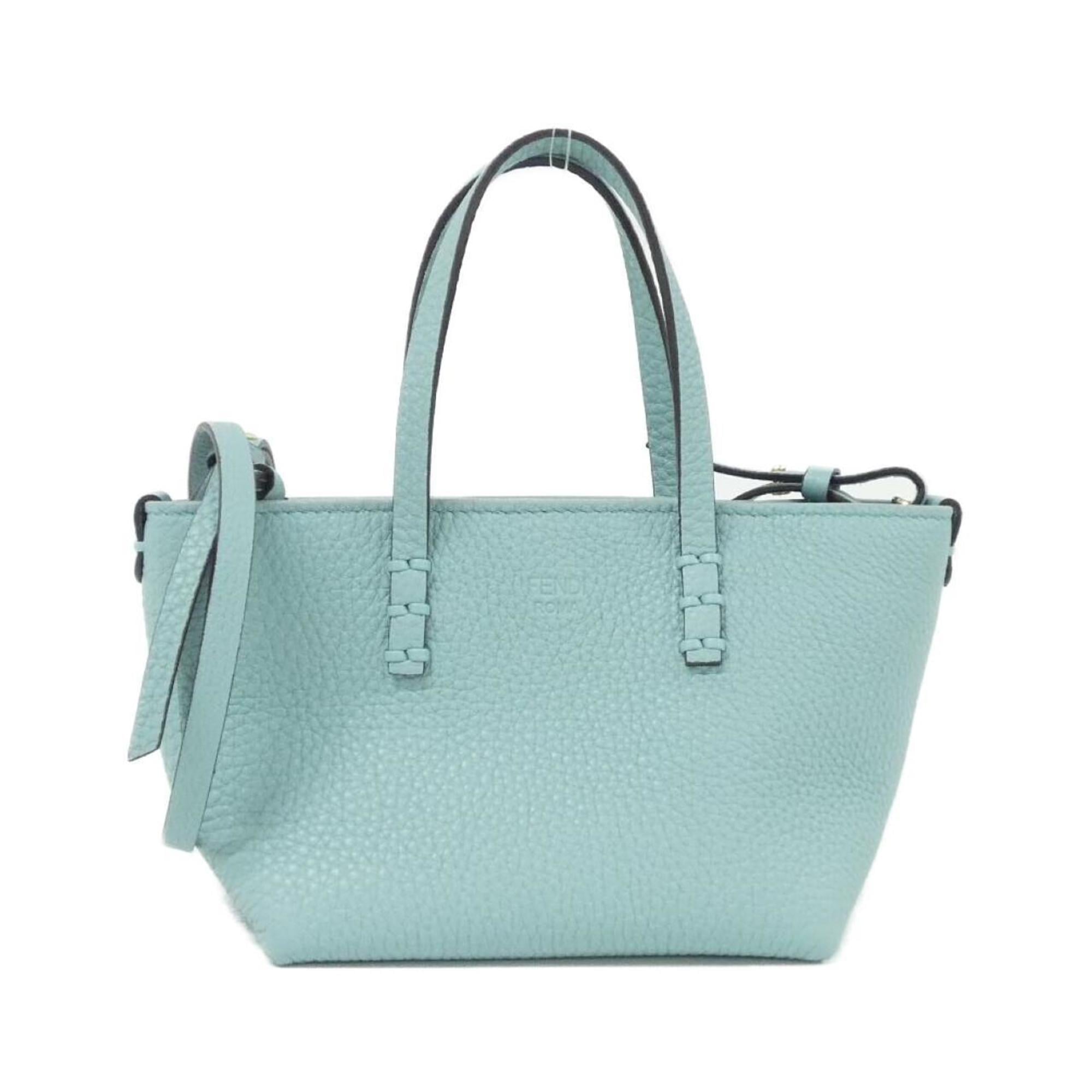 Fendi Selleria Gold Leather Handbag (Pre-Owned)