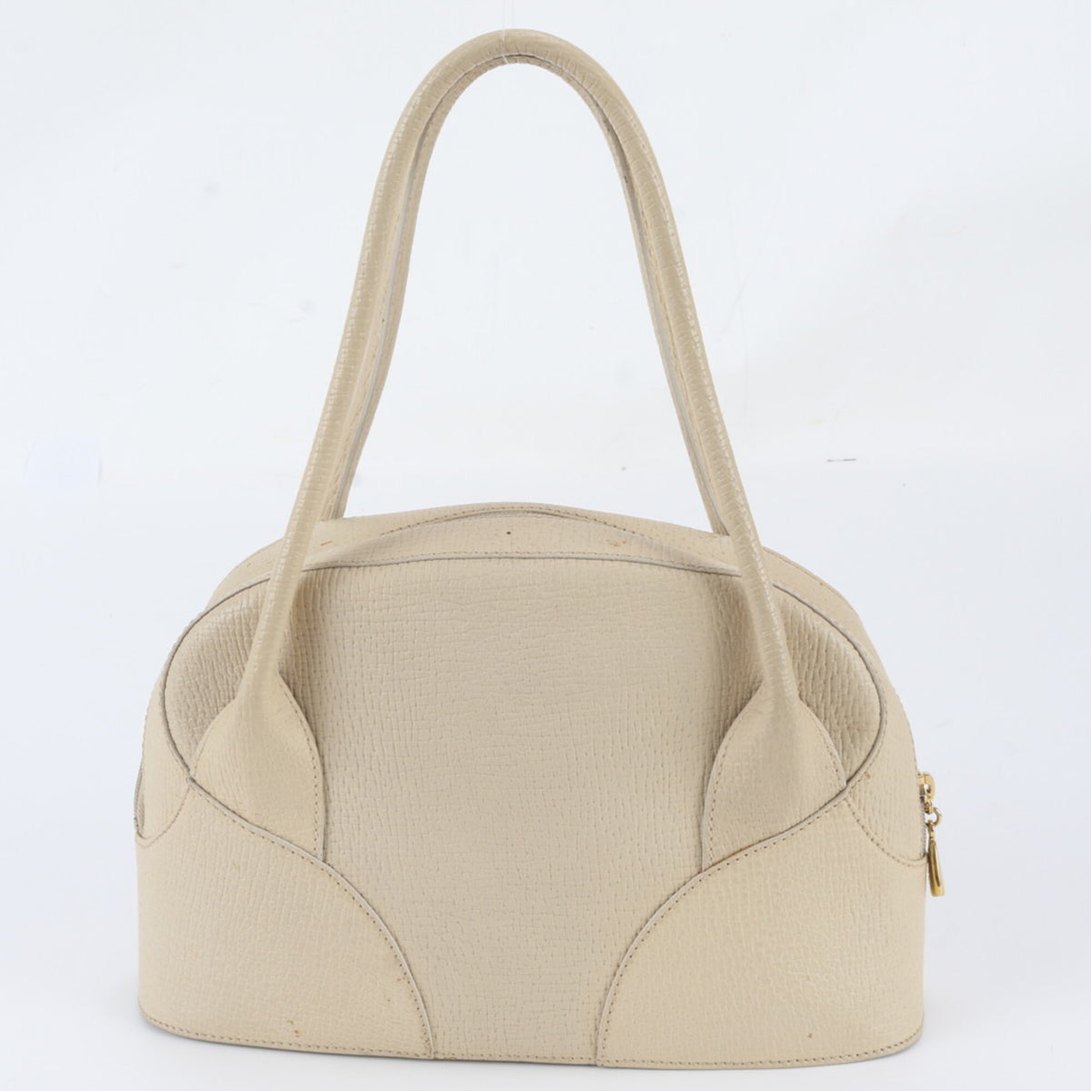 Loewe Beige Leather Handbag Shoulder Bag Tote Bag (Pre-Owned)