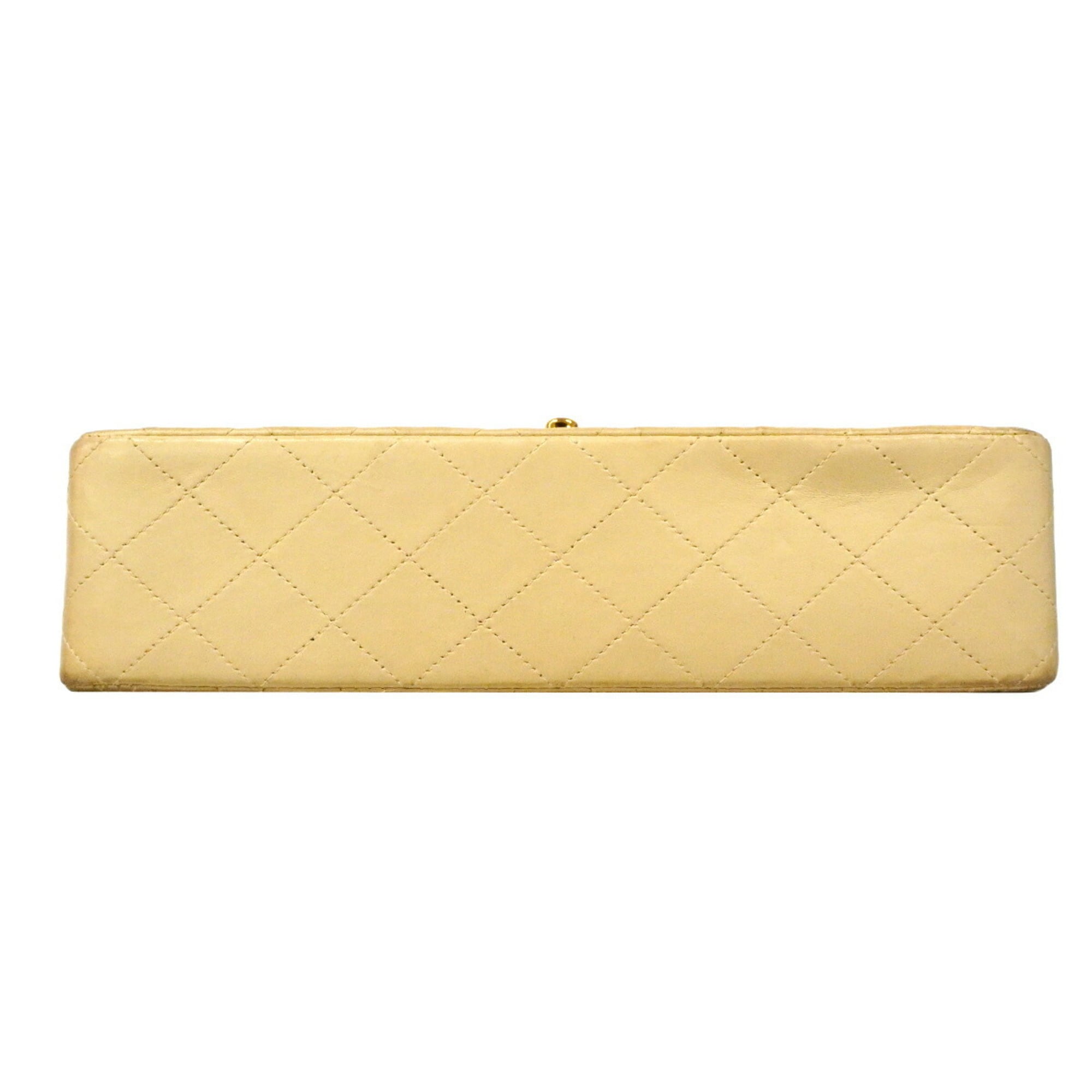 Chanel Beige Leather Shoulder Bag (Pre-Owned)