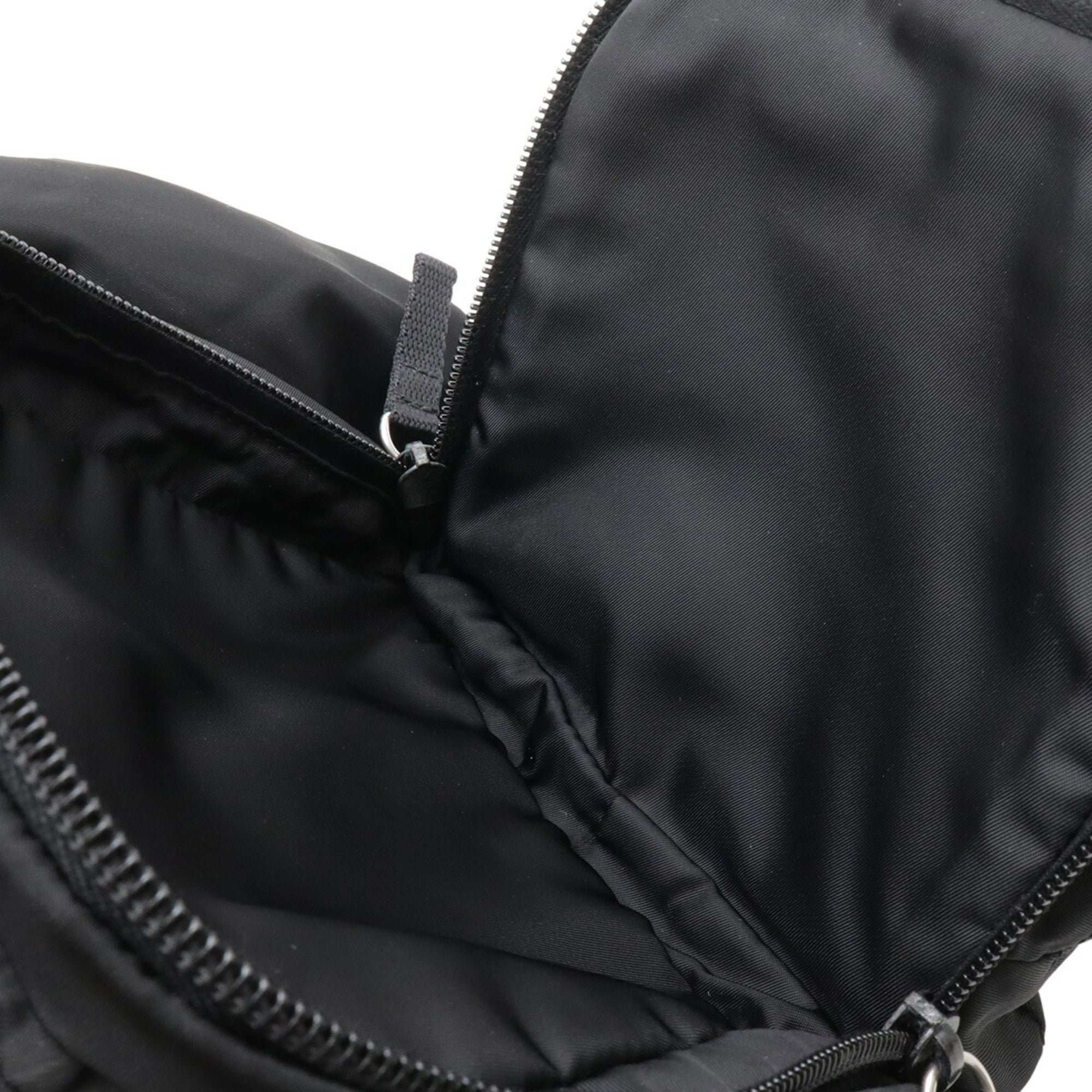 Prada Black Nero Nylon Fanny Pack Pouch Sling Bag (Pre-Owned)