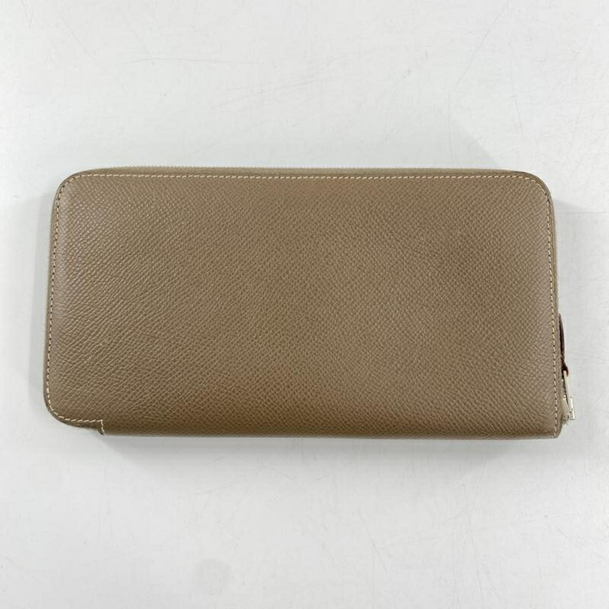 Hermes Cassis Epsom Leather Long Wallet (Bi-Fold) (Pre-Owned)