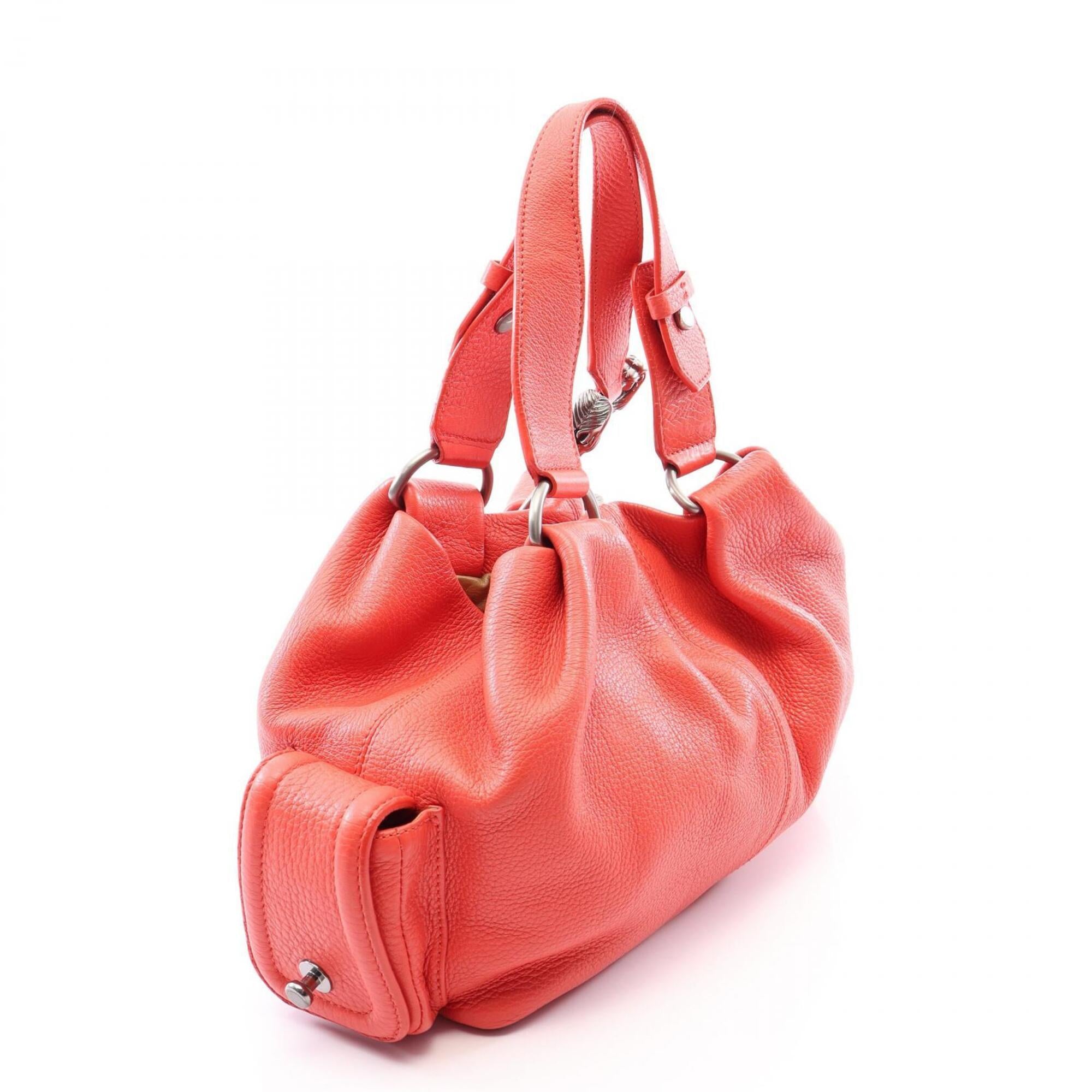 Bvlgari Pink Leather Handbag (Pre-Owned)