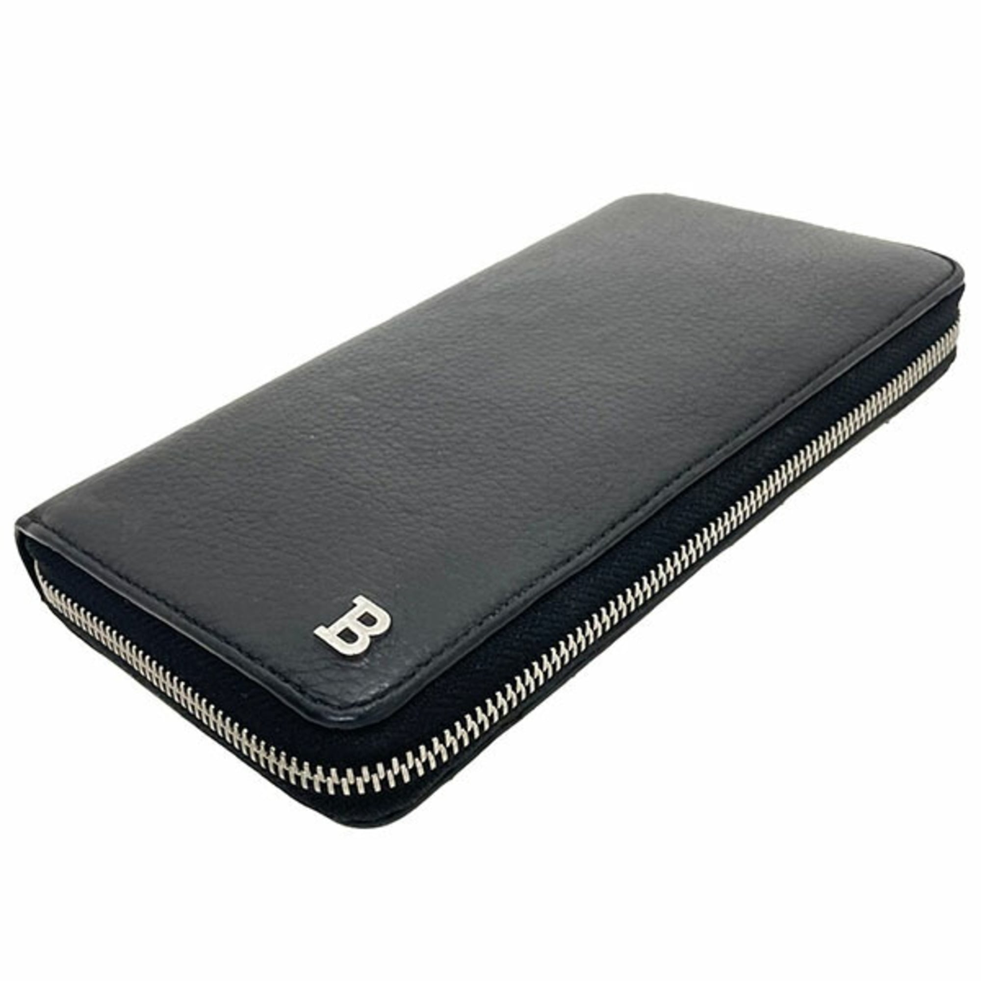Bally Black Leather Coin Purse/Coin Case (Pre-Owned)