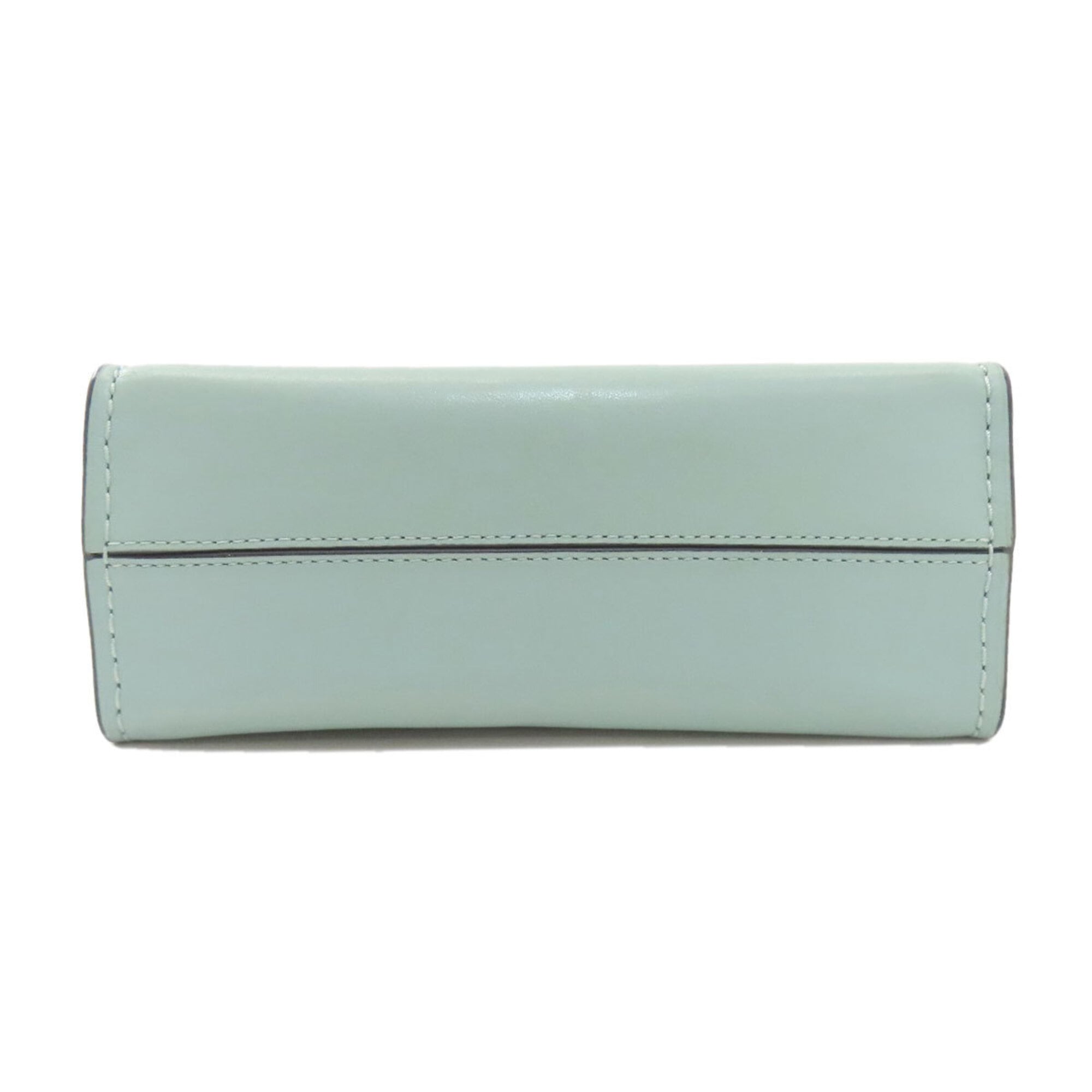Coach Light Blue Leather Shoulder Bag (Pre-Owned)