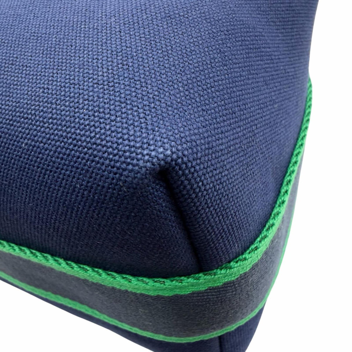 Hermes Navy Cotton Handbag Pouch (Pre-Owned)