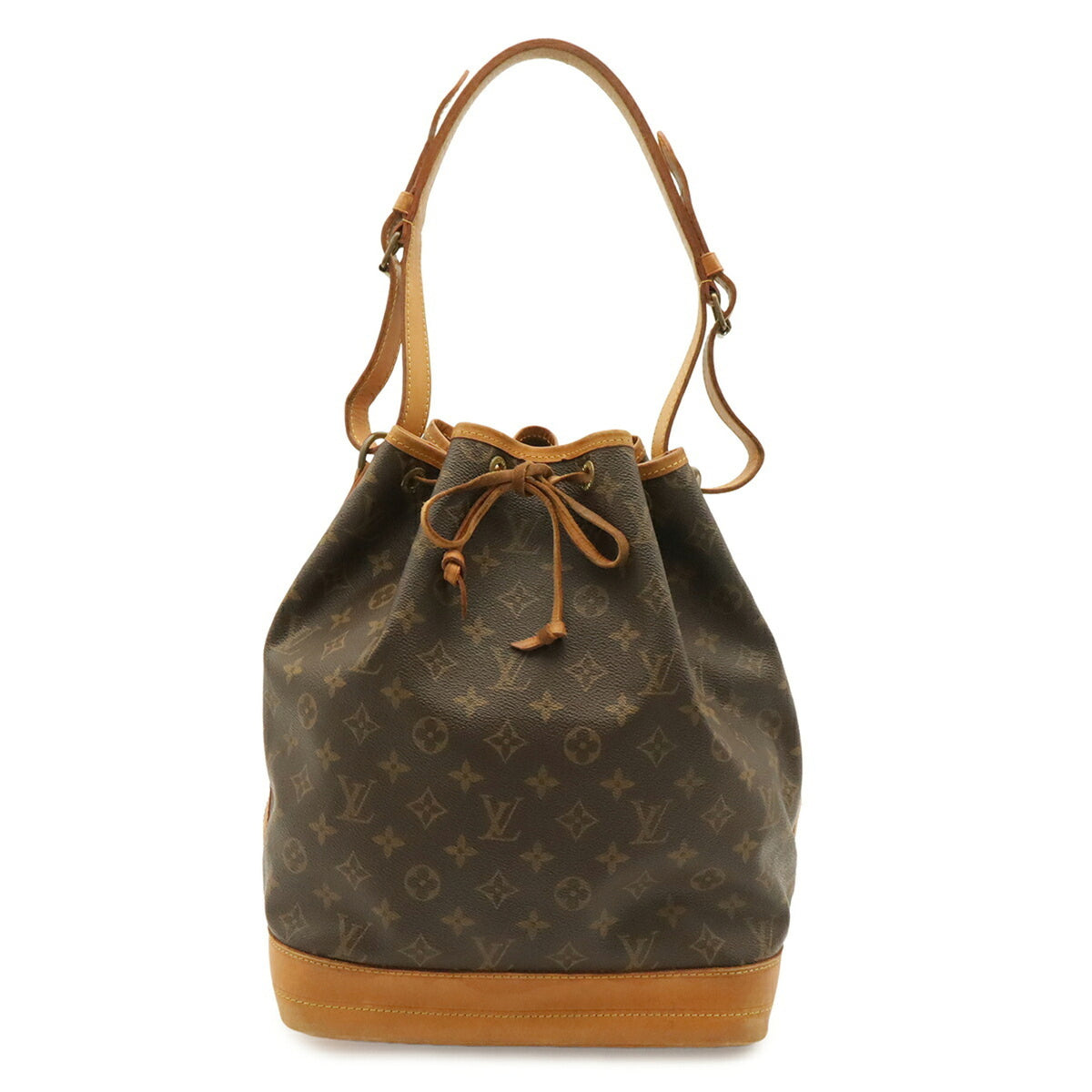 Louis Vuitton Brown Monogram Canvas Shoulder Bag (Pre-Owned)