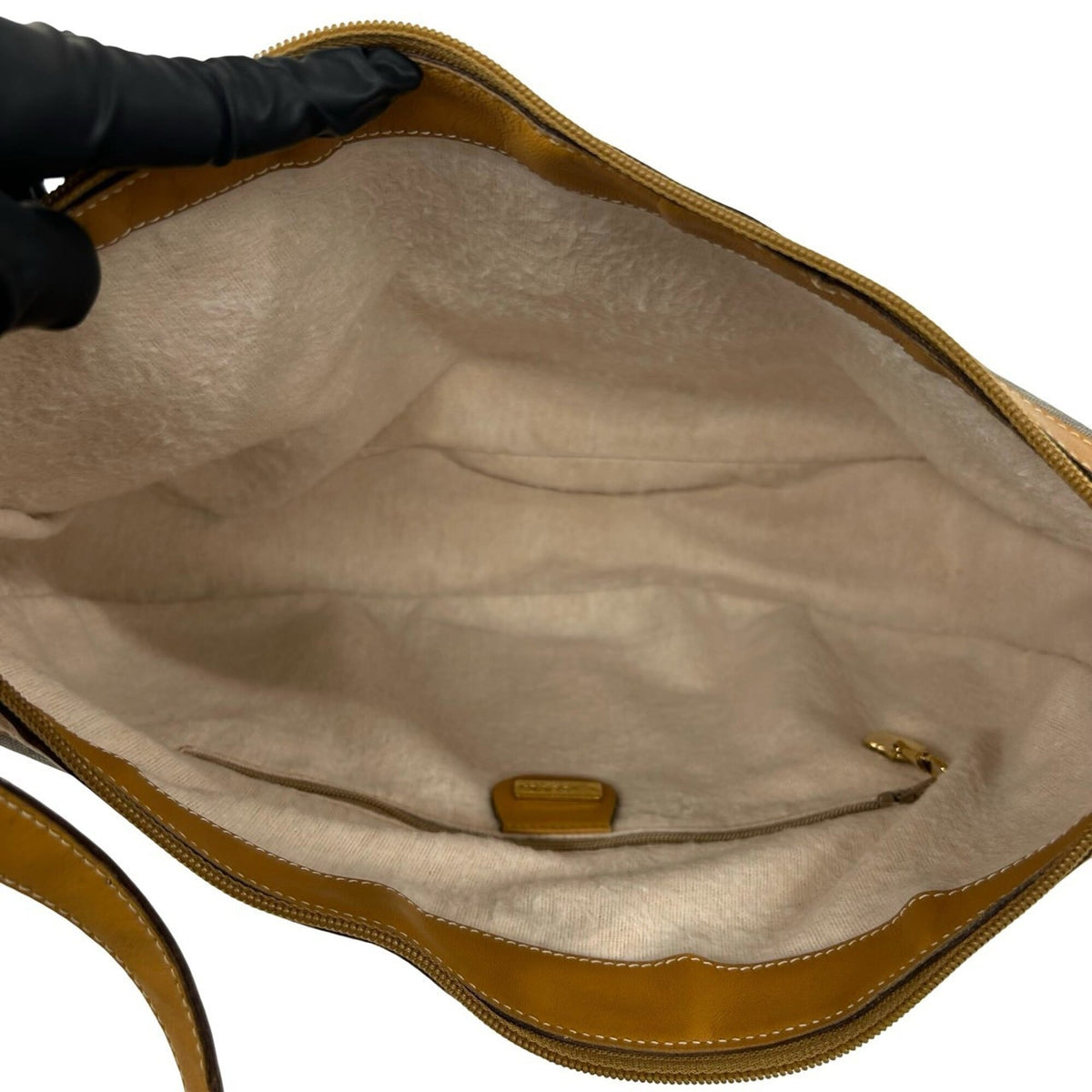 Gucci Brown Pvc Leather Pochette Shoulder Bag (Pre-Owned)