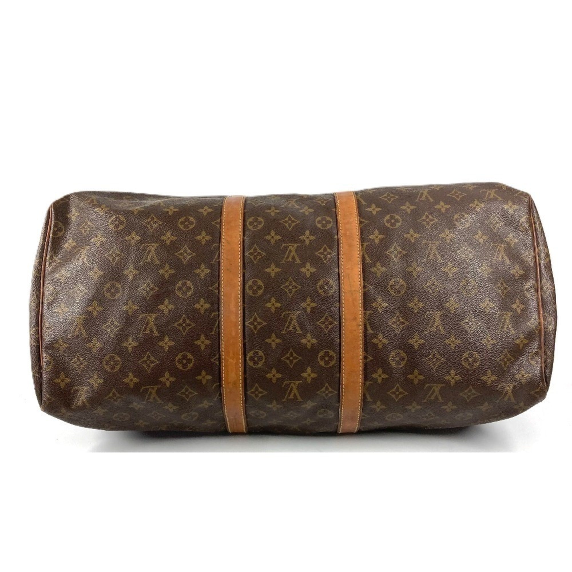 Louis Vuitton Brown Monogram Canvas Boston Bag Handbag (Pre-Owned)