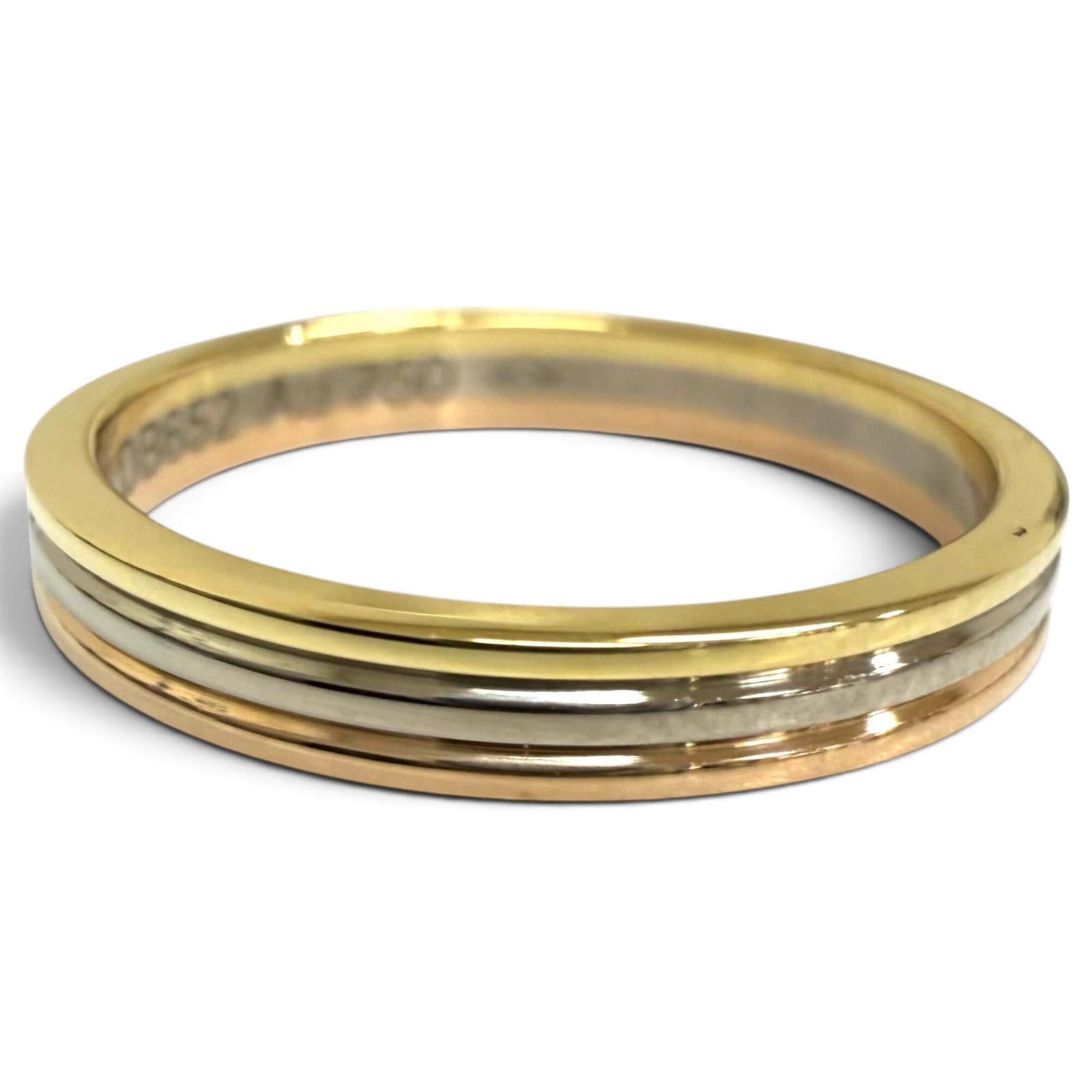 Cartier Pink Gold White Gold Yellow Gold Yellow Gold (18K) Pink Gold (18K) White Gold (18K) Band Ring (Pre-Owned)