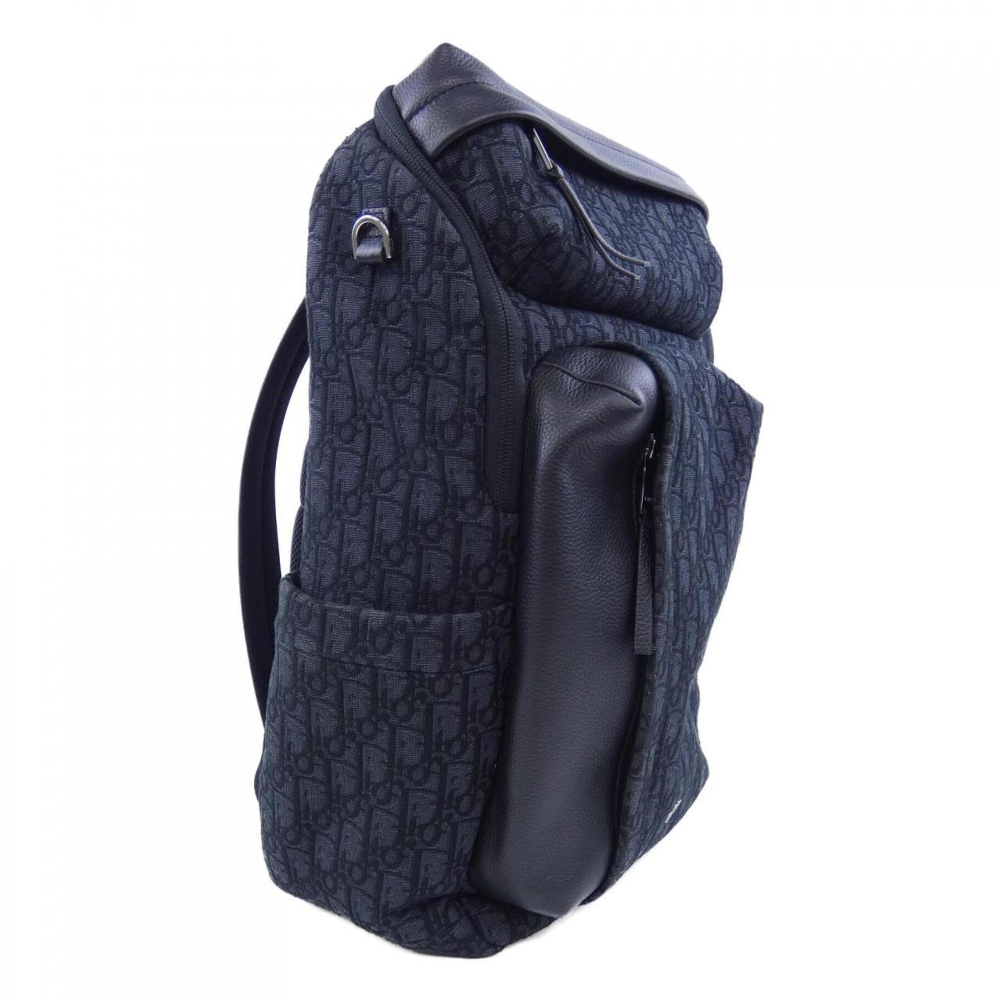 Christian Dior Black Navy Backpack (Pre-Owned)