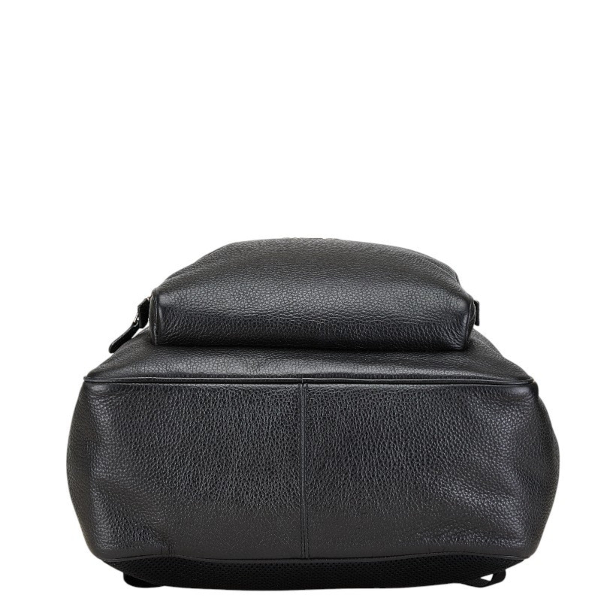 Coach Black Leather Backpack (Pre-Owned)