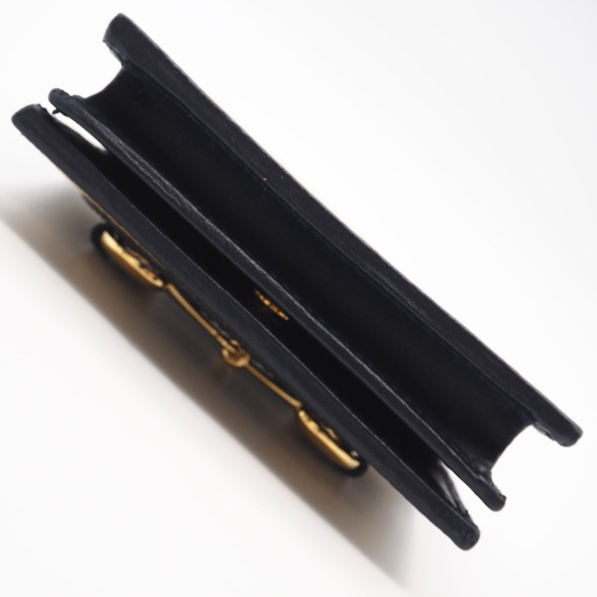 Gucci Beige Black Canvas Wallet (Bi-Fold) (Pre-Owned)