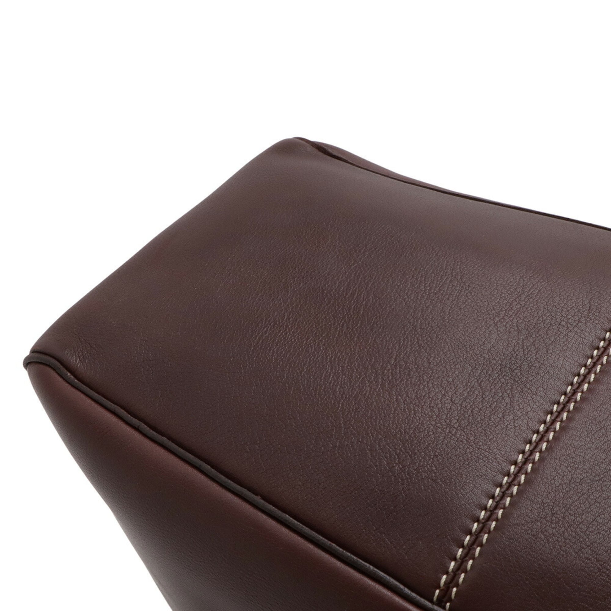 Celine Bordeaux Leather Handbag Tote Bag (Pre-Owned)