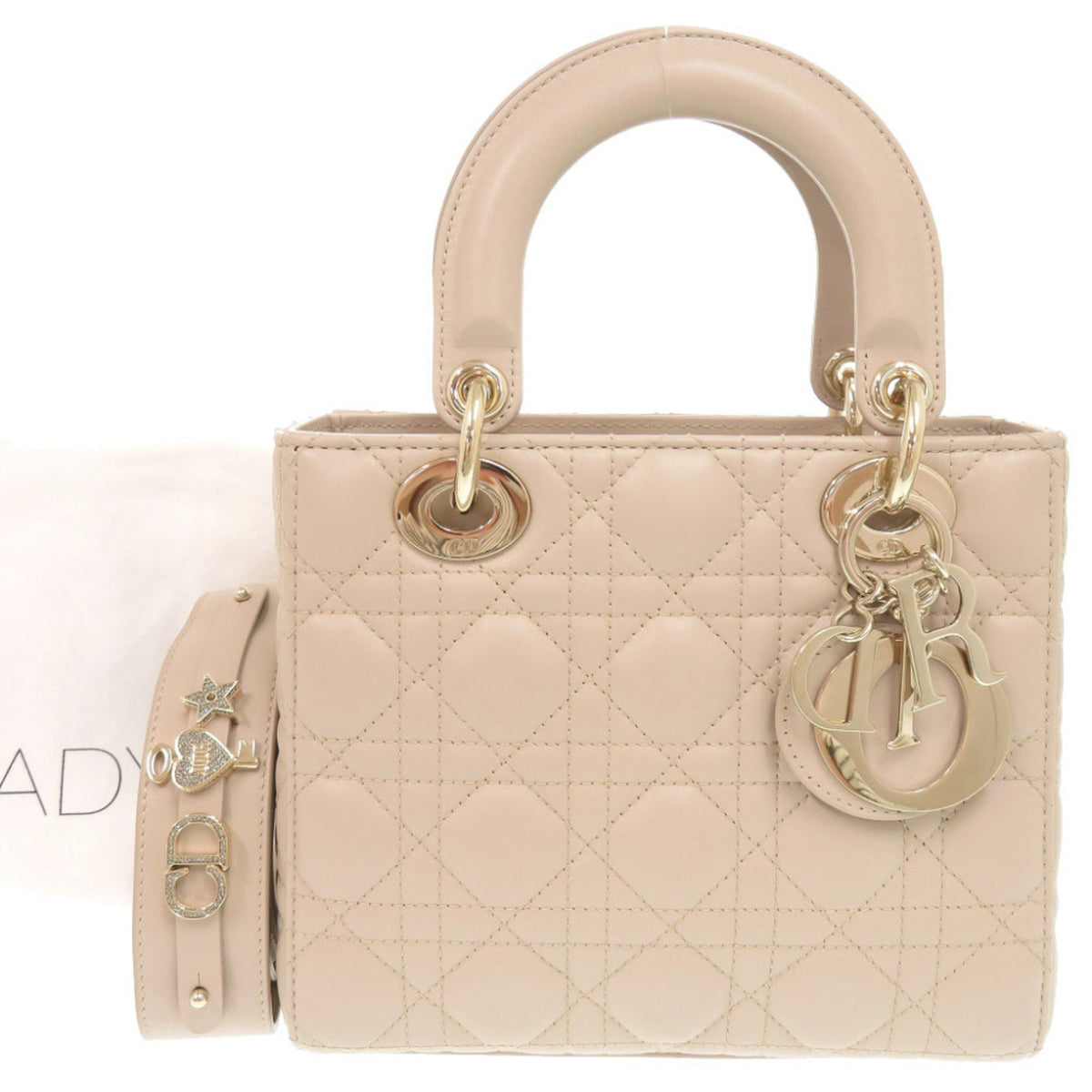 Christian Dior Beige Leather Handbag (Pre-Owned)