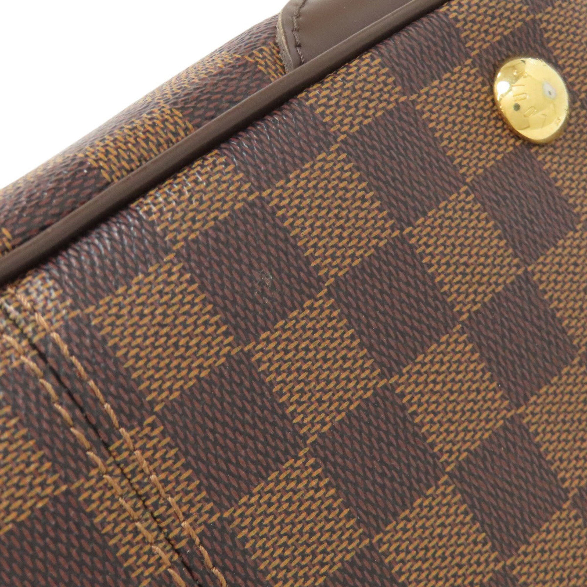 Louis Vuitton Damier Canvas Ebene Damier Canvas Tote Bag (Pre-Owned)