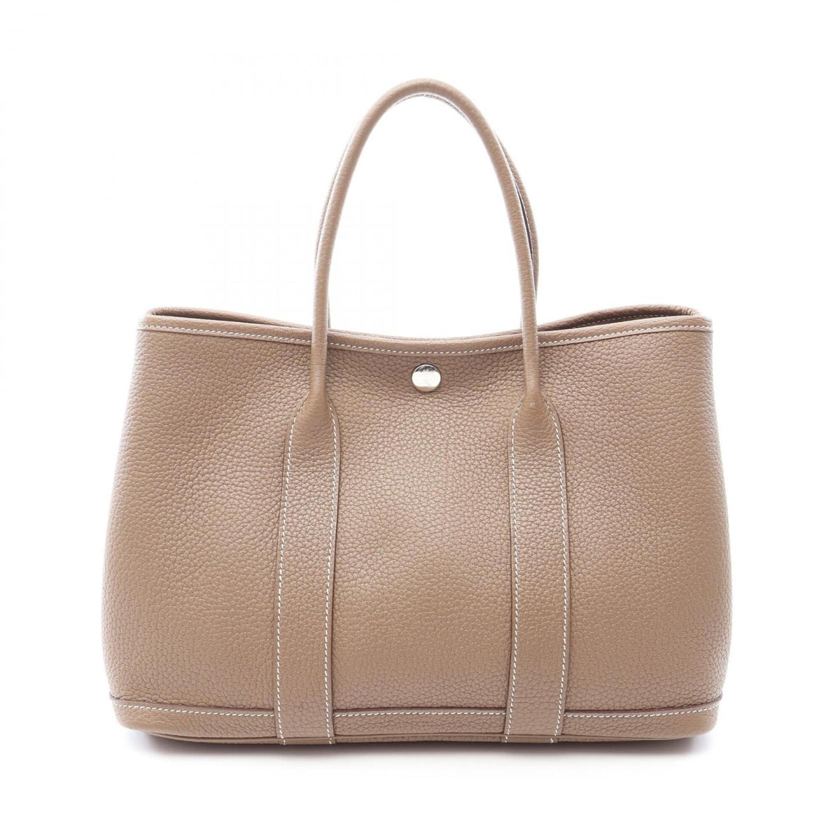 Hermes Gray Negonda Leather Handbag Tote Bag (Pre-Owned)