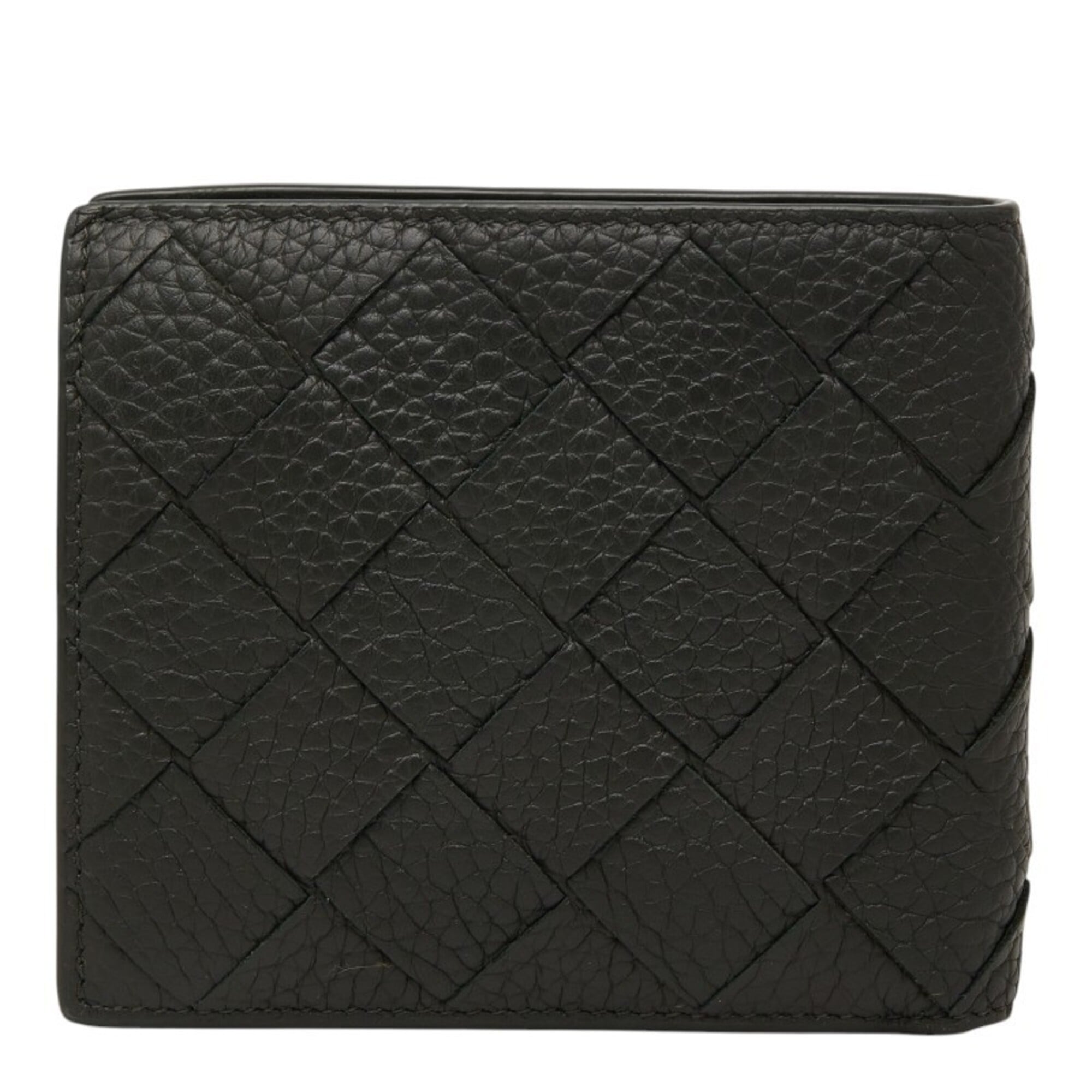 Bottega Veneta Dark Green Leather Wallet (Bi-Fold) (Pre-Owned)