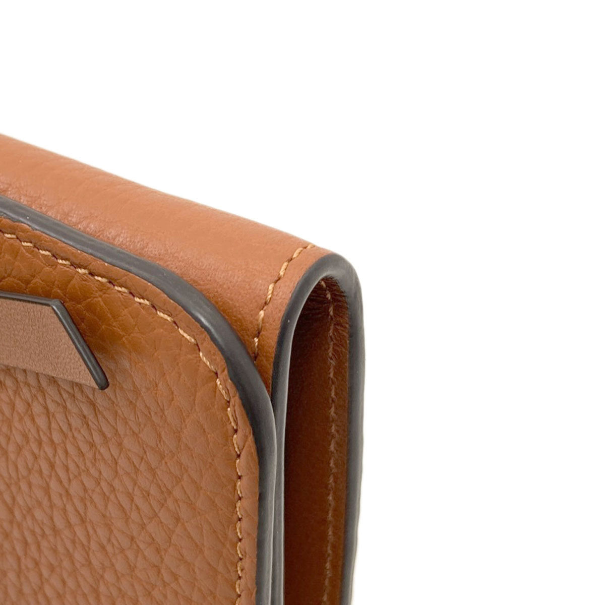 Chloé Brown Leather Long Wallet (Bi-Fold) (Pre-Owned)