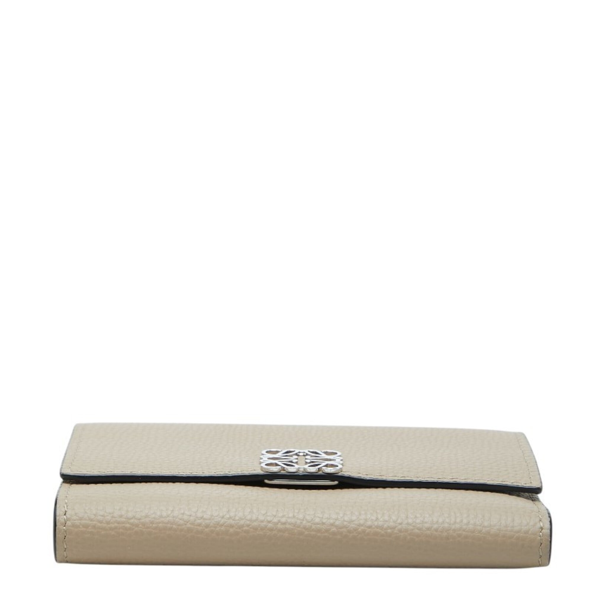 Loewe Beige Leather Wallet (Tri-Fold) (Pre-Owned)